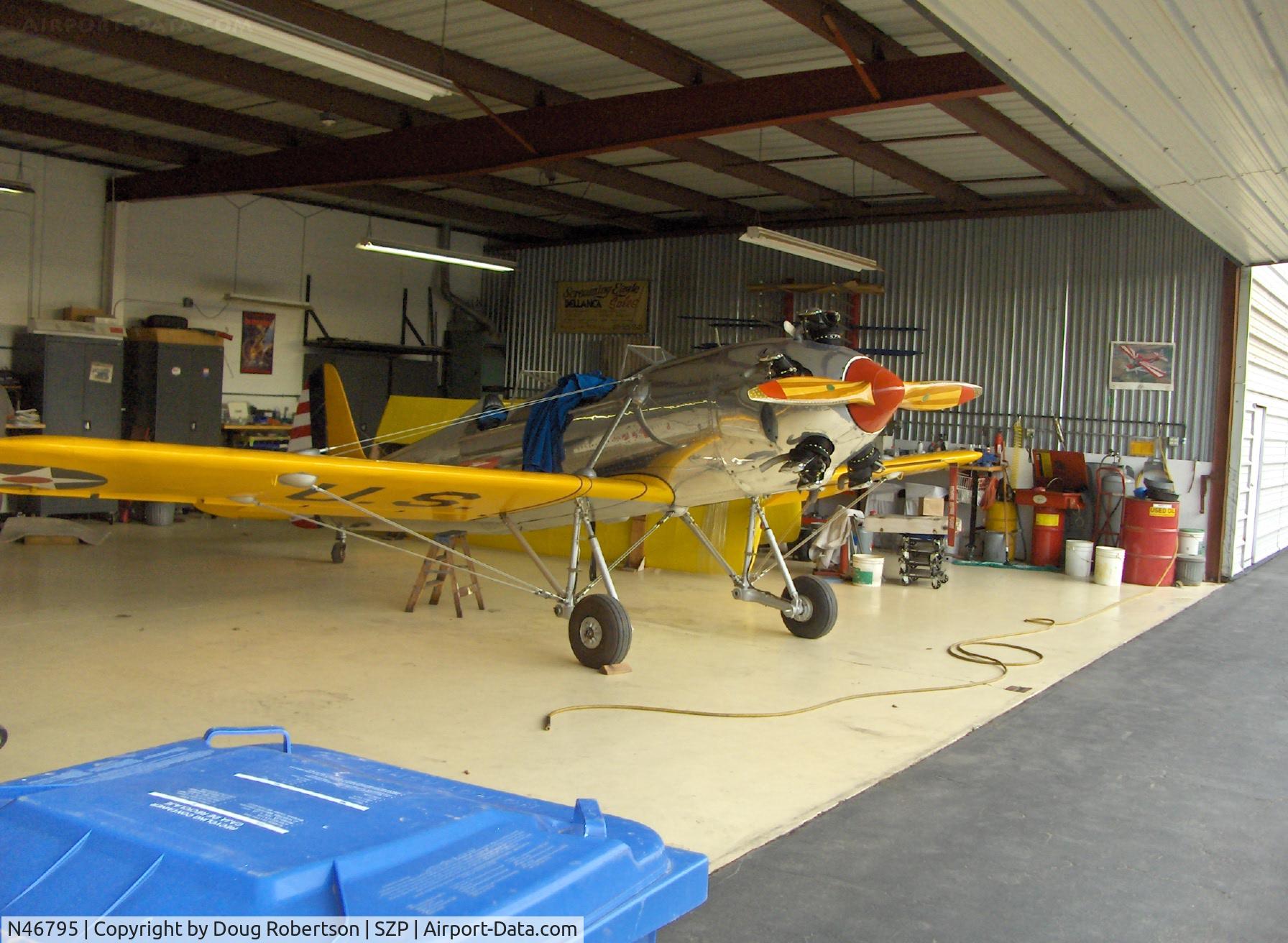 N46795, 1942 Ryan Aeronautical ST3KR C/N 1721, 1945 Ryan Aeronautical ST-3KR as USAAC PT-22, Kinner R540 160 Hp