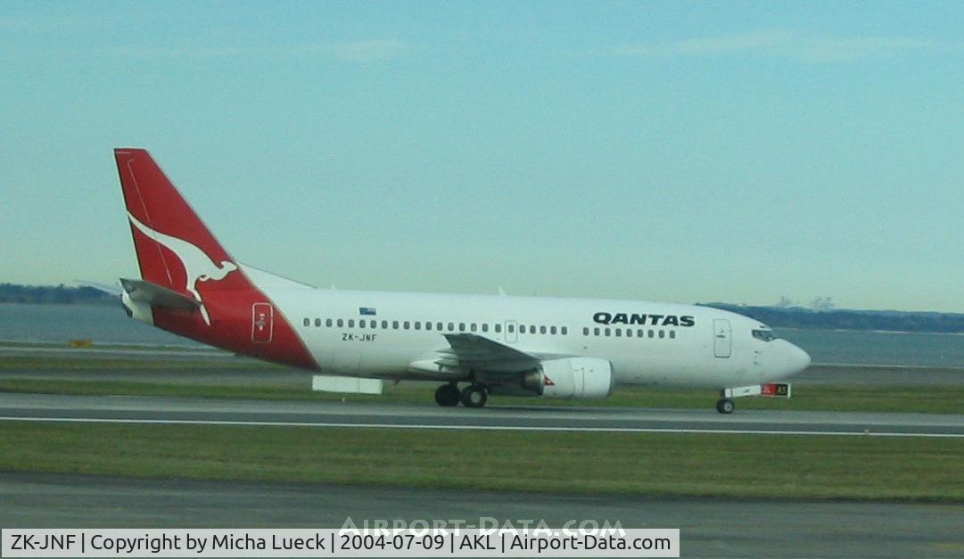 ZK-JNF, 1986 Boeing 737-376 C/N 23486, Qantas operates on domestic flights in New Zealand