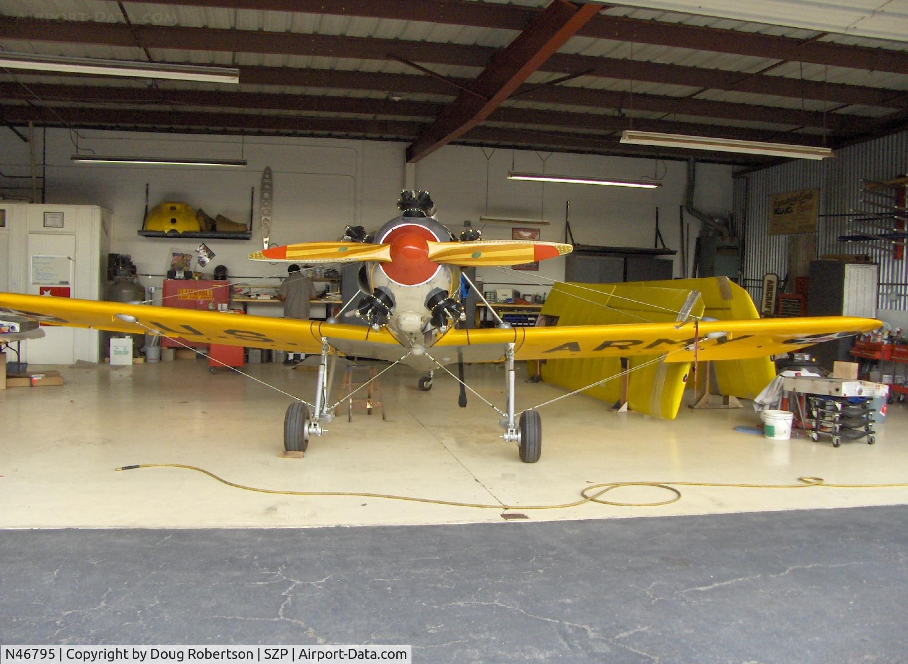 N46795, 1942 Ryan Aeronautical ST3KR C/N 1721, 1945 Ryan Aeronautical ST-3KR as USAAC PT-22, Kinner R540 160 Hp