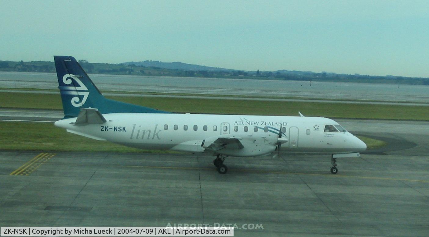 ZK-NSK, 1987 Saab SF340A C/N 340A-084, Air Nelson, operating as Air New Zealand Link