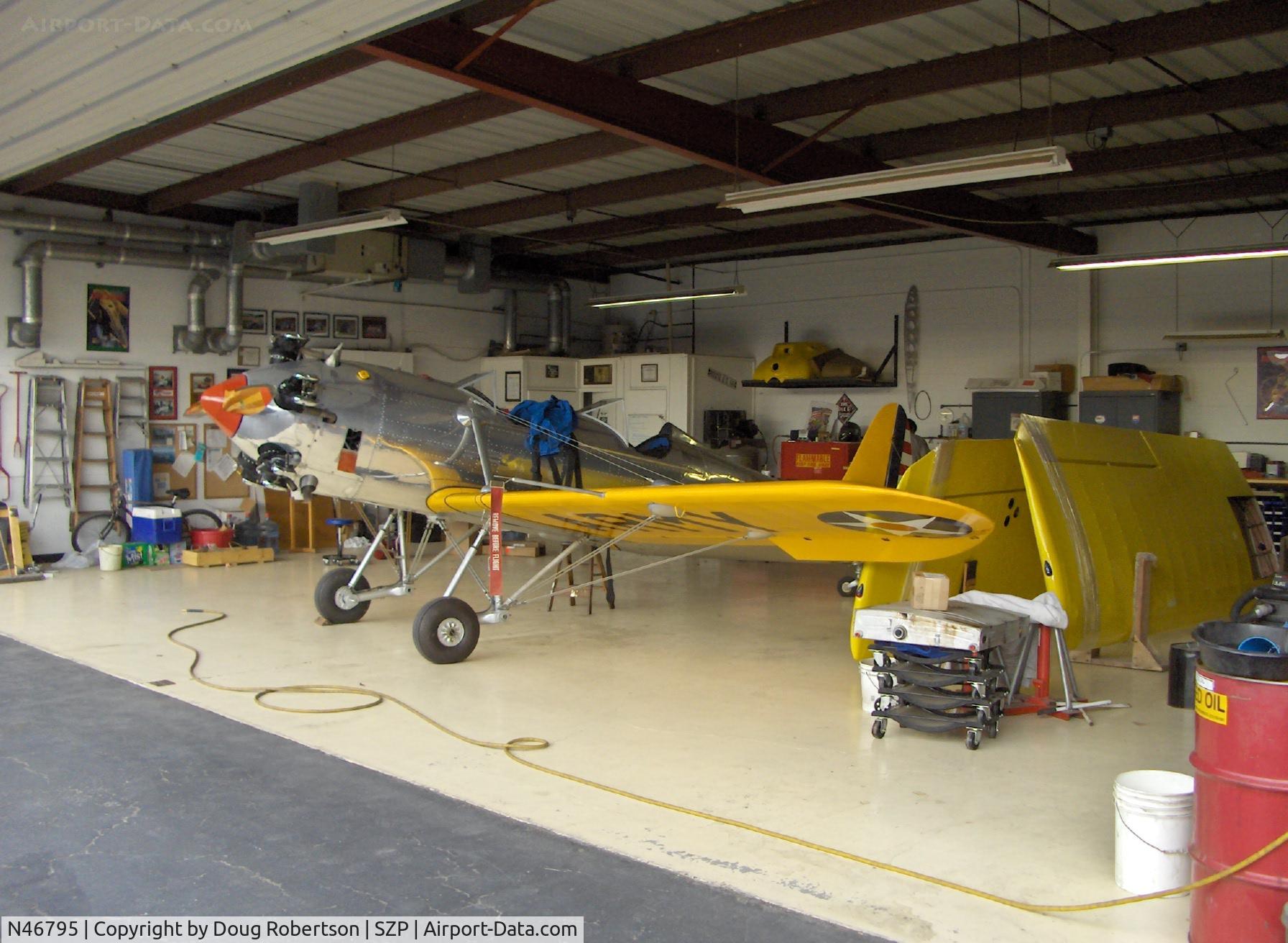 N46795, 1942 Ryan Aeronautical ST3KR C/N 1721, 1945 Ryan Aeronautical ST-3KR as USAAC PT-22, Kinner R540 160 Hp