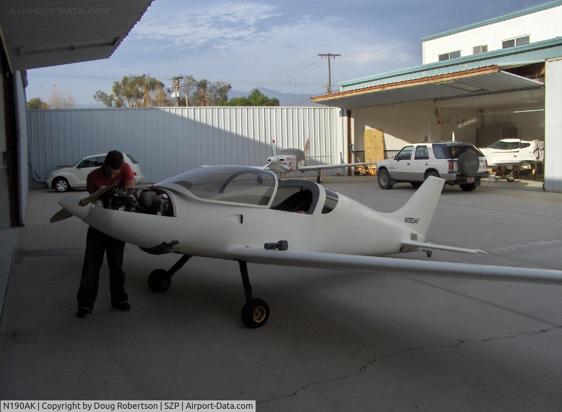 N190AK, 2004 Aero Designs Pulsar C/N KP-1, 2004 Kozloff PULSAR Rotax 912, Experimental class