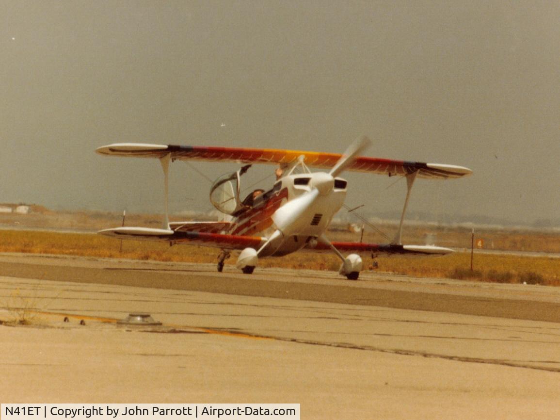 N41ET, 1979 Christen Eagle 1 C/N 0002 (N41ET), Taken at NAS Moffett, CA in 1984