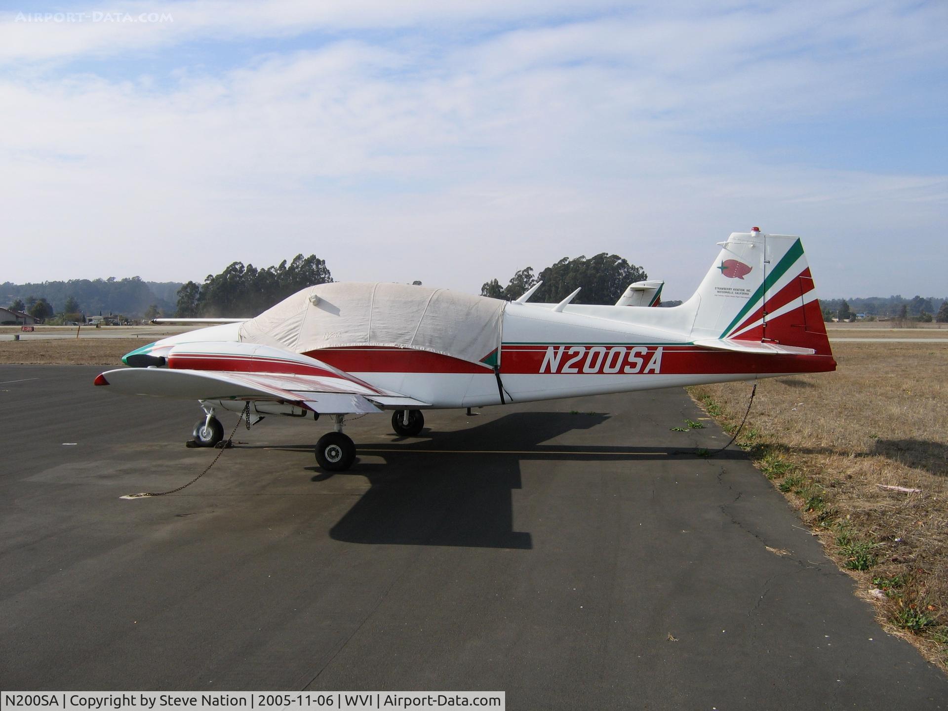 N200SA, Piper PA-23-160 Apache C/N 23-1627, Strawberry Aviation PA-23-160 Apache with mods at Watsonville, CA