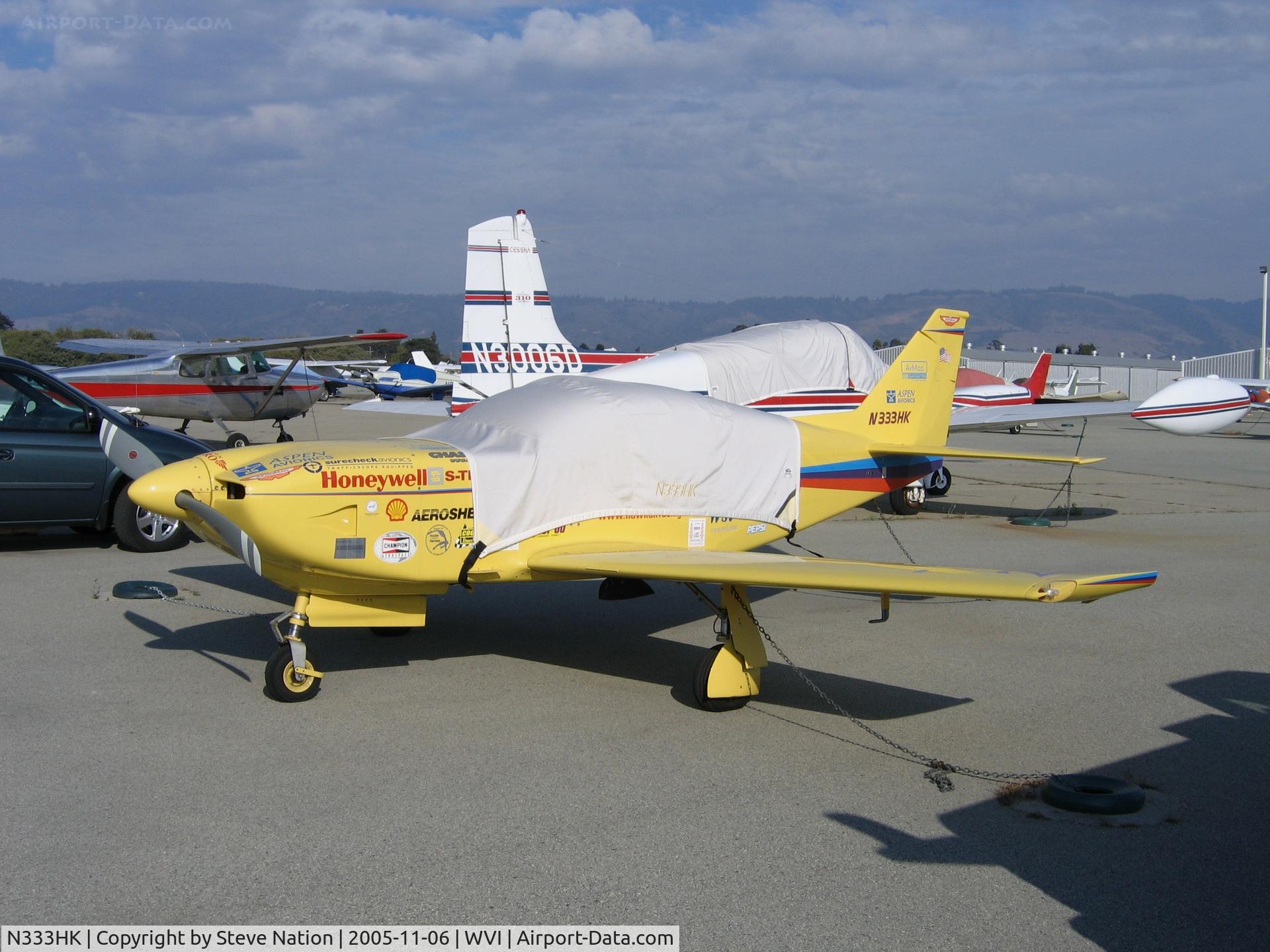 N333HK, 1997 Stoddard-Hamilton Glasair Super II RG C/N 2313, 1997 Glasair RG Super 11S in racing colors at Watsonville, CA