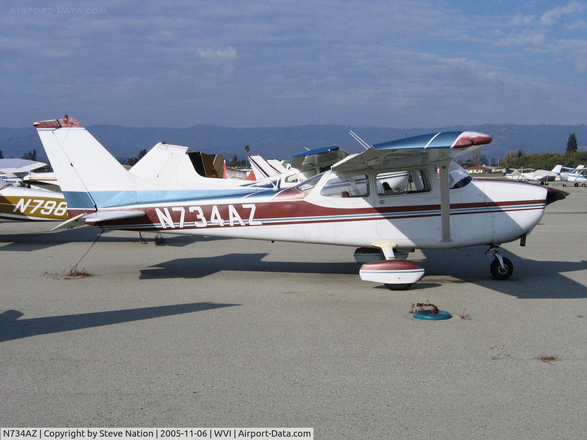 N734AZ, 1977 Cessna 172N C/N 17268714, 1977 Cessna 172N at Watsonville, CA