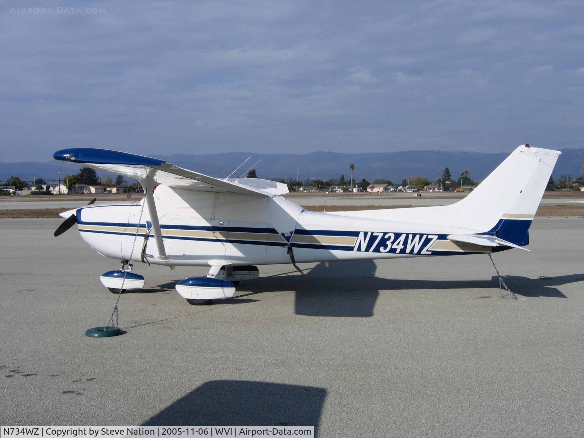 N734WZ, 1977 Cessna 172N C/N 17269185, 1977 Cessna 172N at Watsonville, CA
