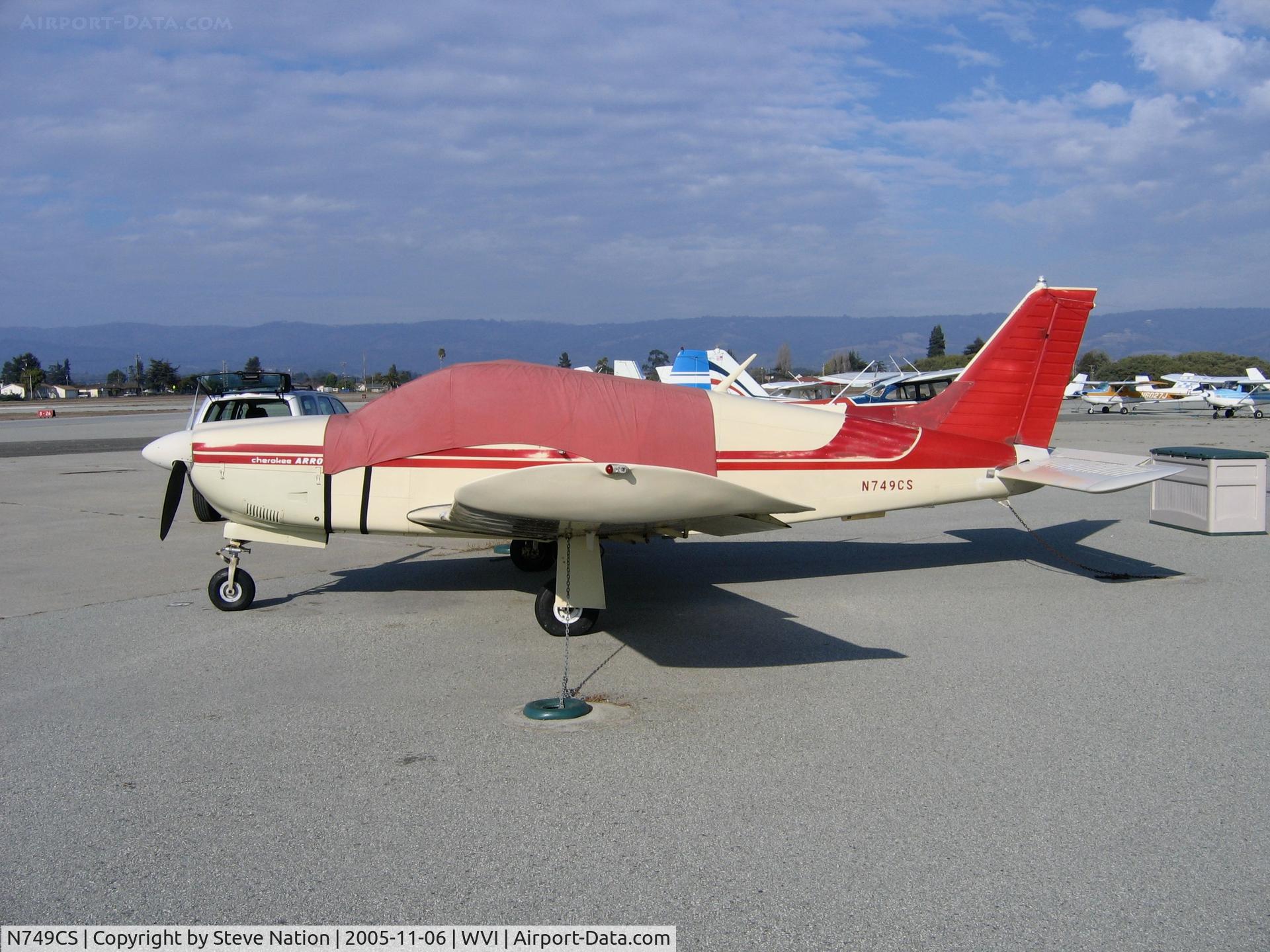 N749CS, 1976 Piper PA-28R-200 C/N 28R-7635222, 1976 Piper PA-28-200 at Watsonville, CA