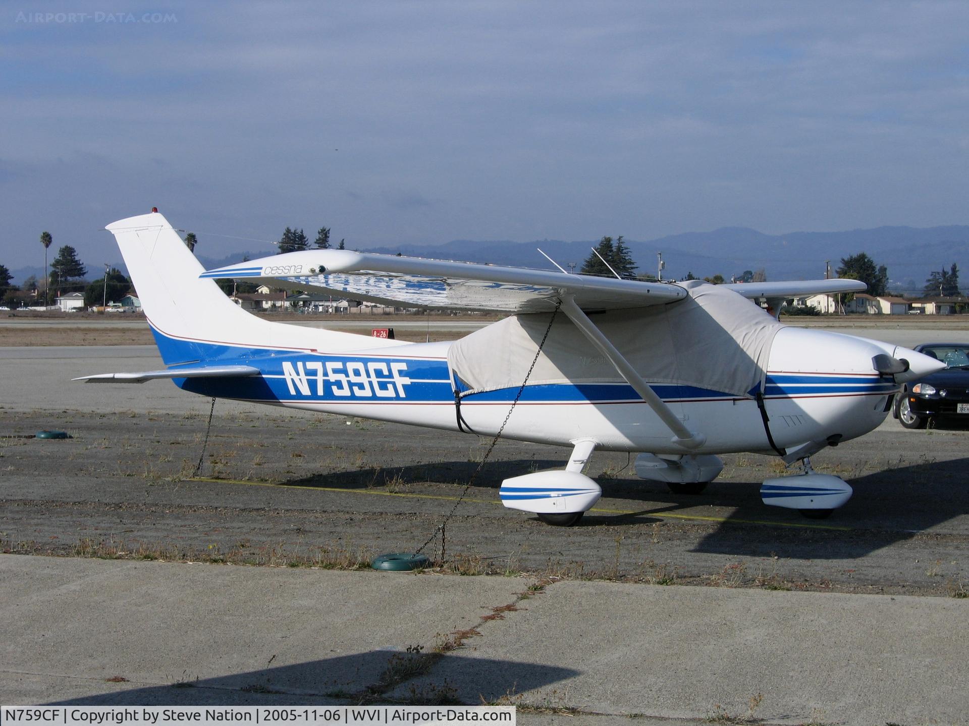 N759CF, 1977 Cessna 182Q Skylane C/N 18265881, 1977 Cessna 182Q at Watsonville, CA