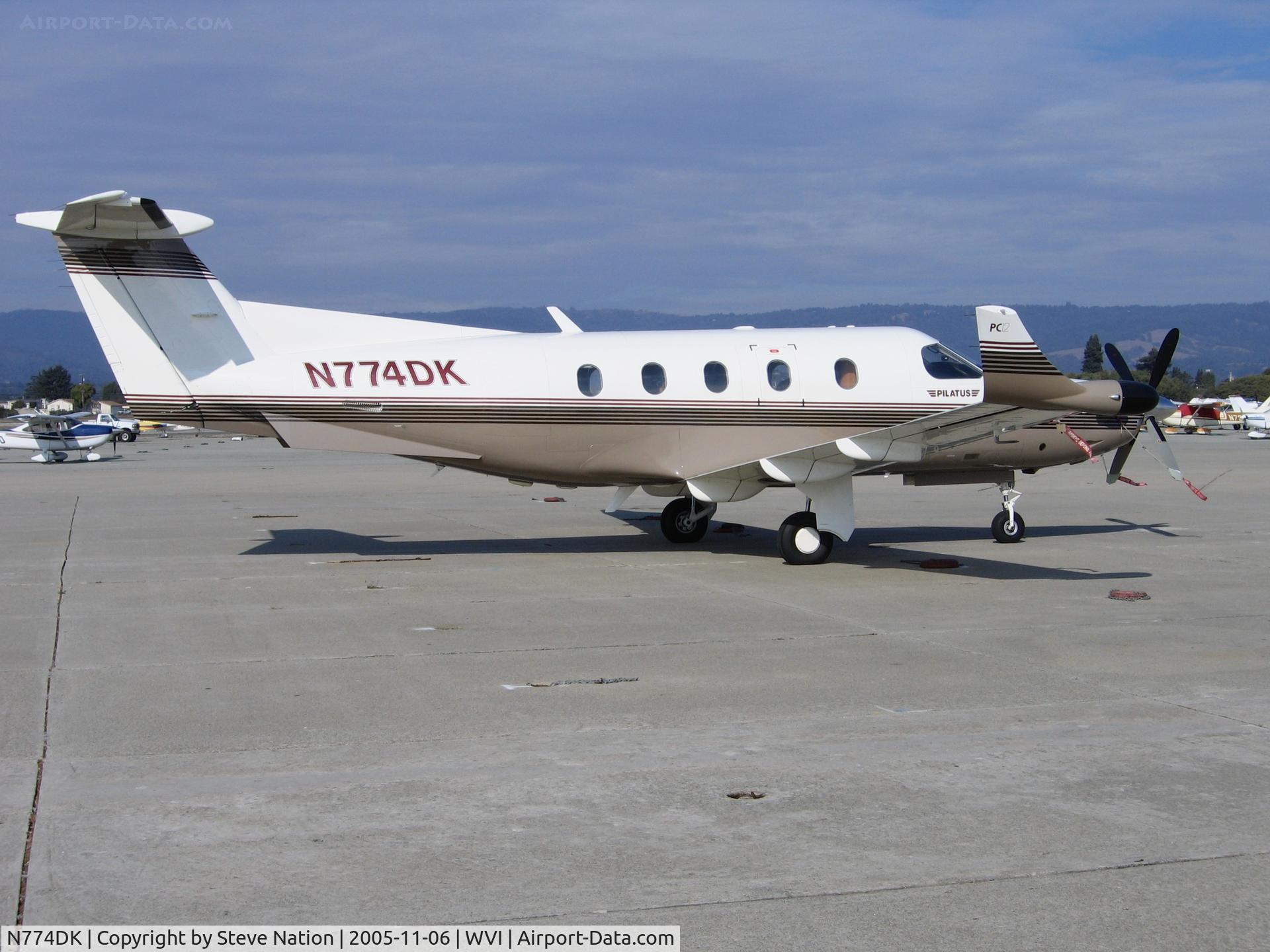N774DK, 1996 Pilatus PC-12/45 C/N 167, 1996 Pilatus PC-12/45 at Watsonville, CA
