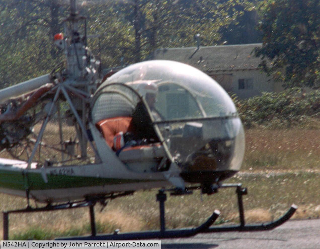 N542HA, 1978 Hiller UH-12E C/N 5042, Flown by my Father Robert Parrott ~ 1986 near Albany, OR