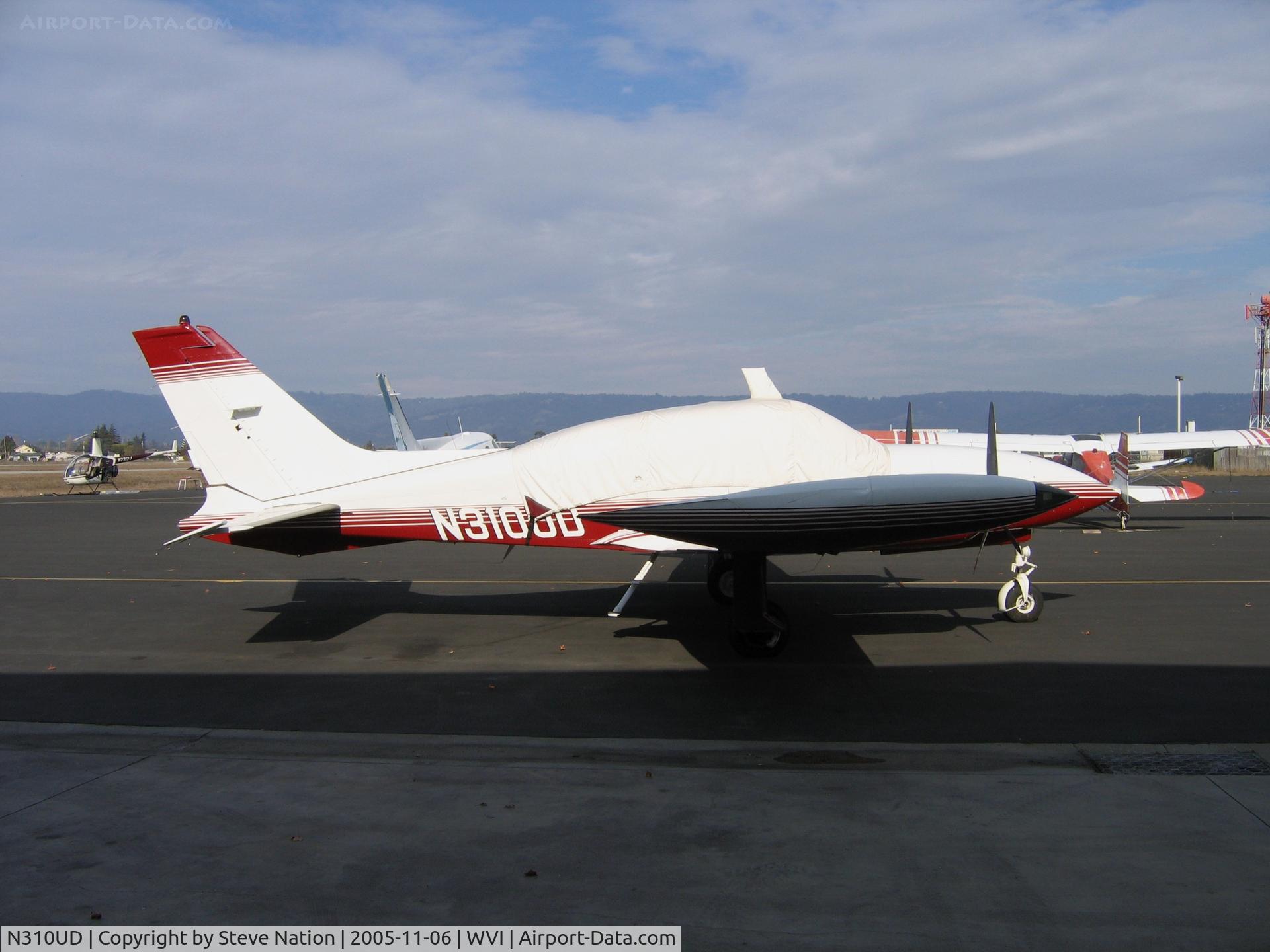 N310UD, 1975 Cessna 310R C/N 310R0160, Cessna 310R with cover at Watsonville, CA