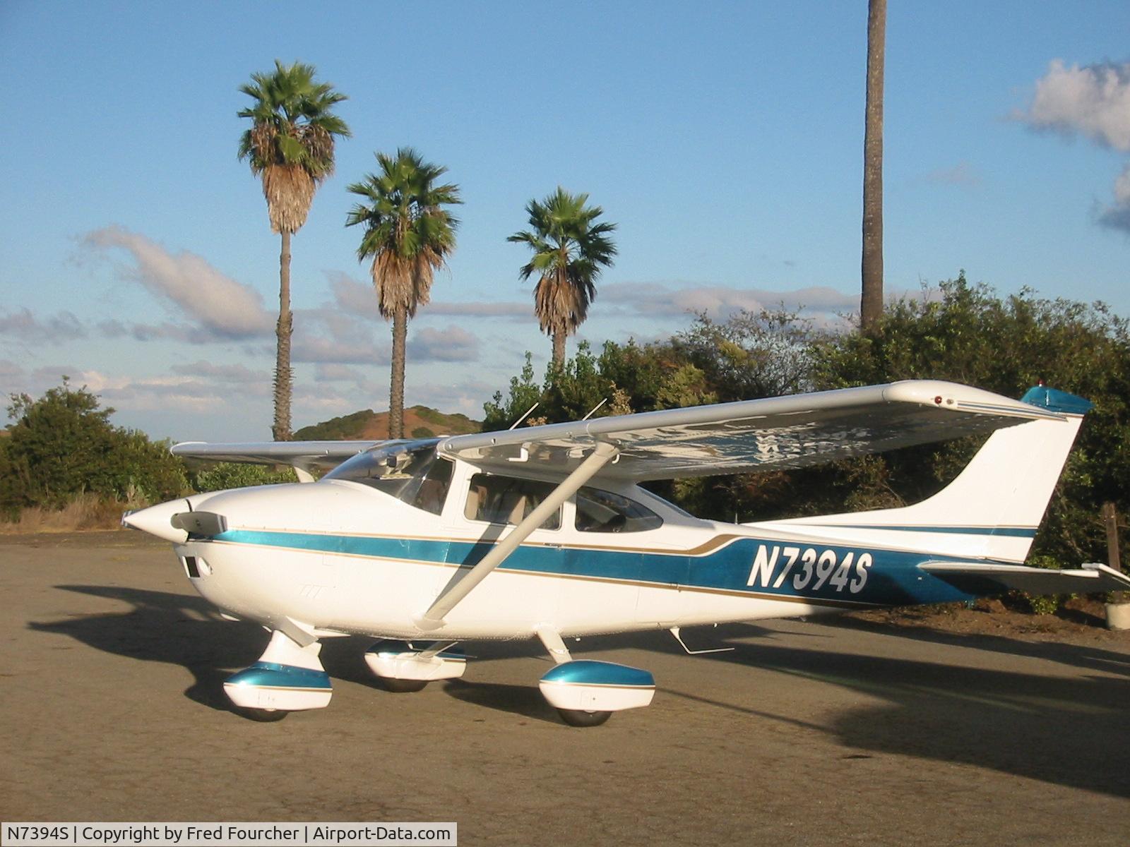 N7394S, 1976 Cessna 182Q Skylane C/N 18265184, Cessna 7394S at Catalina in 2004
