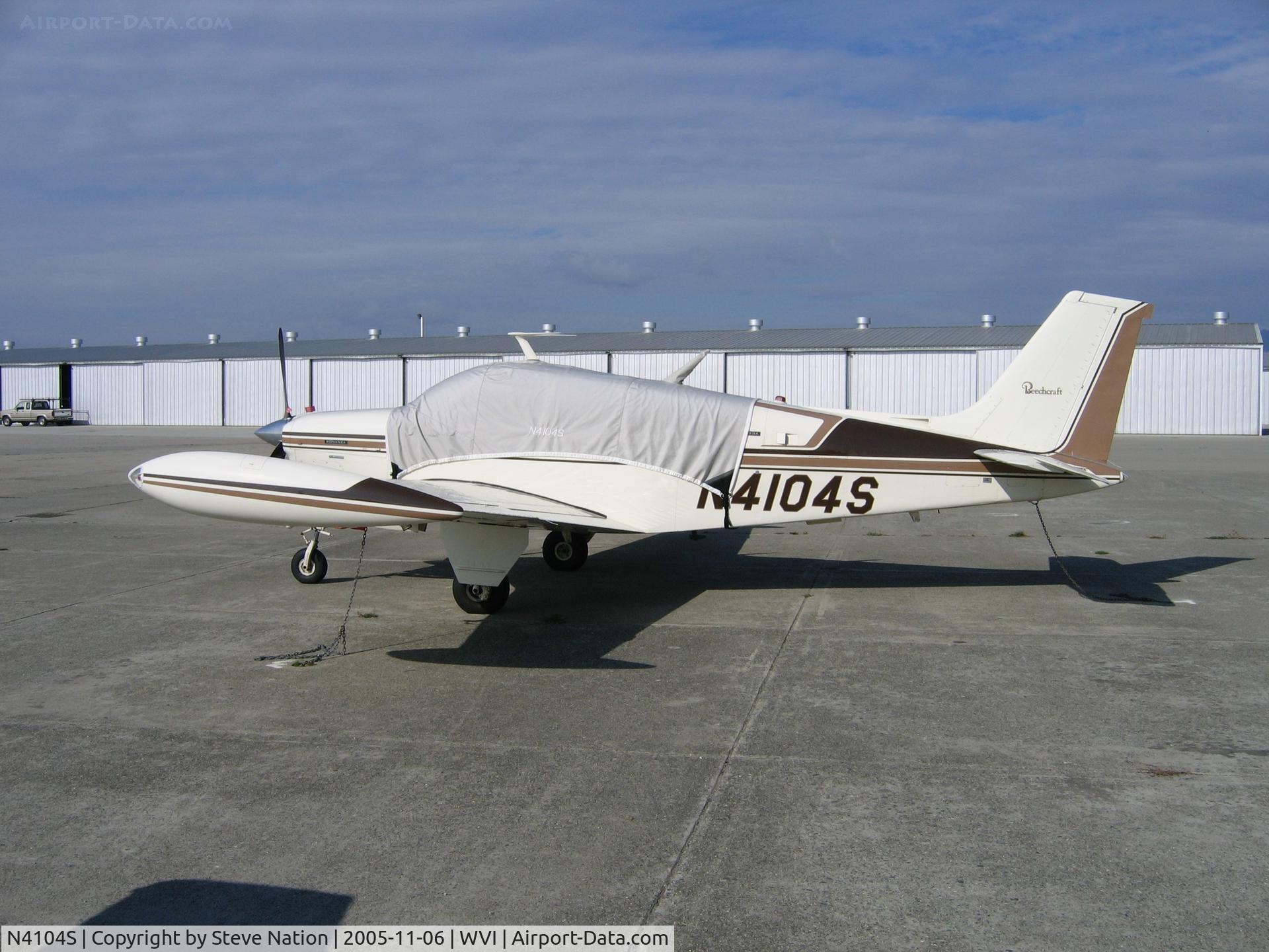 N4104S, 1975 Beech F33A Bonanza C/N CE-558, 1975 Beech F33A at Watsonville, CA
