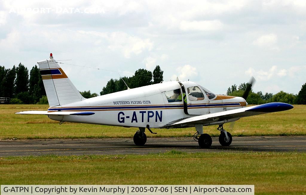 G-ATPN, 1966 Piper PA-28-140 Cherokee C/N 28-21899, Letting the breeze in on a humid day.