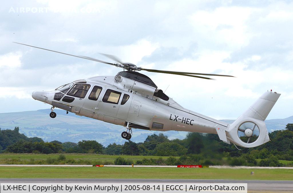 LX-HEC, Eurocopter EC-155B C/N 6600, Fine looking copter arriving to collect Russian Oil Billionaire Roman Abramovich.