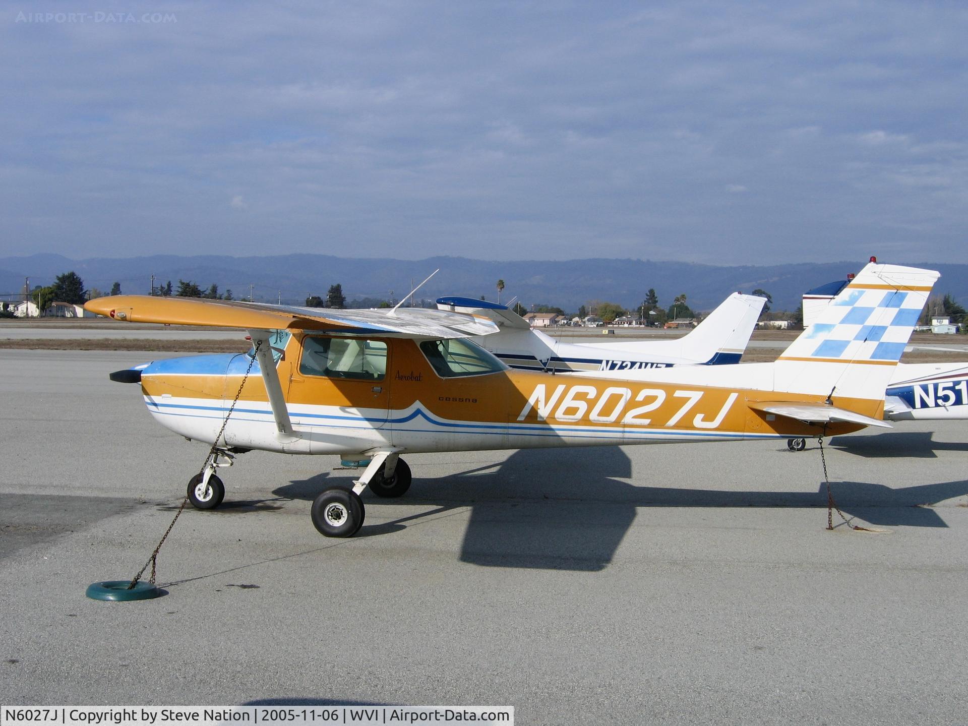 N6027J, 1972 Cessna A150L Aerobat C/N A1500327, 1972 Cessna A150L at Watsonville, CA