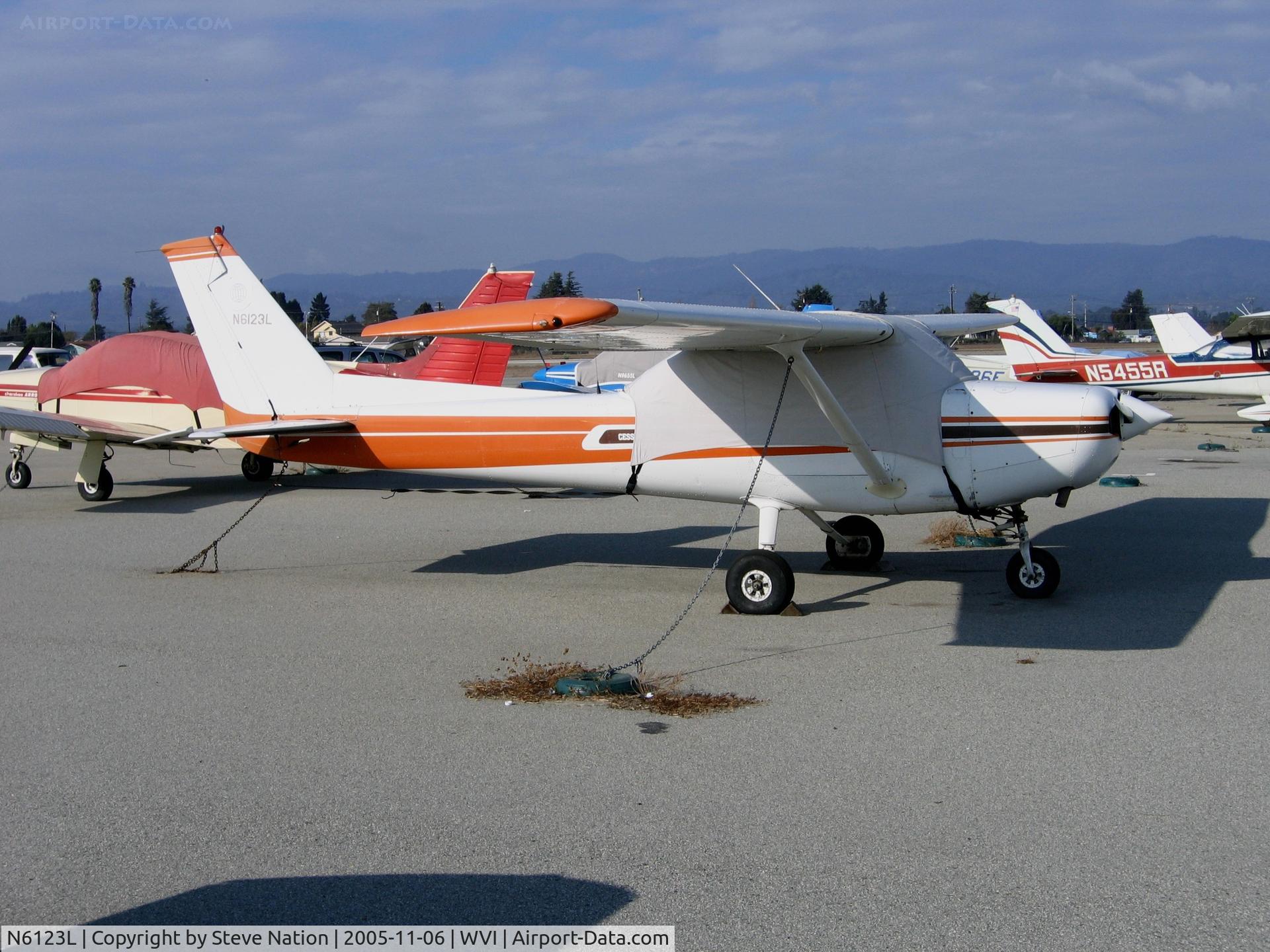 N6123L, 1980 Cessna 152 C/N 15284359, 1980 Cessna 152 at Watsonville, CA