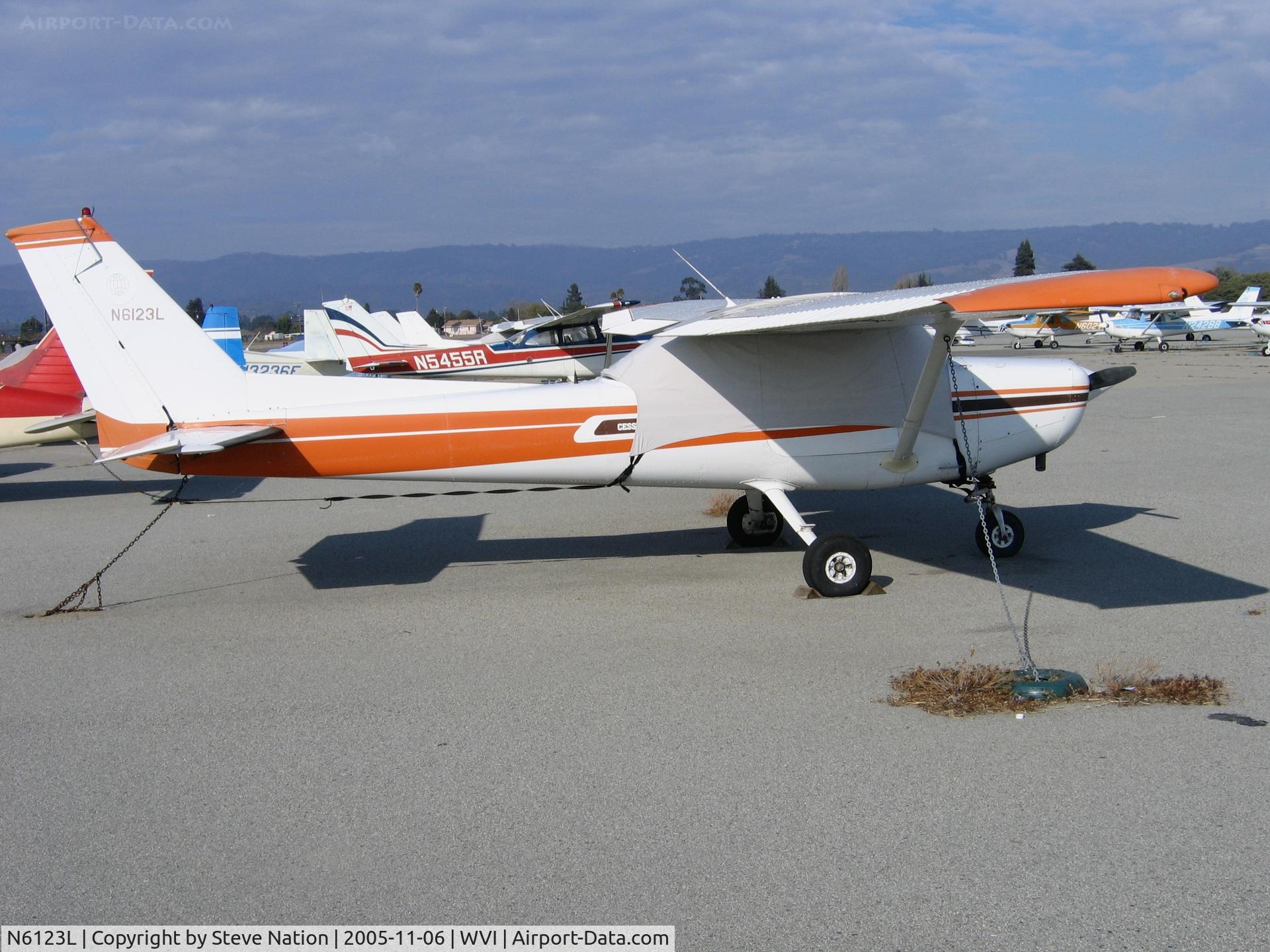 N6123L, 1980 Cessna 152 C/N 15284359, 1980 Cessna 152 at Watsonville, CA