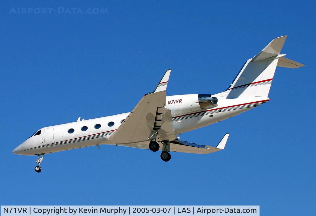 N71VR, 1996 Gulfstream Aerospace Gulfstream IVSP C/N 1290, Drifting into Sin City.