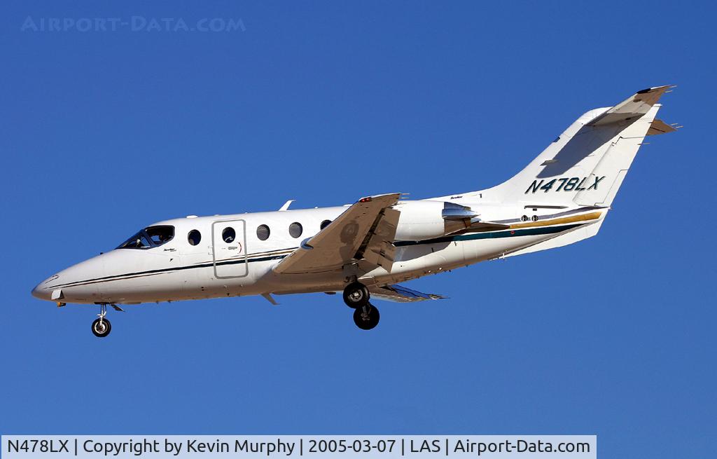 N478LX, 2004 Raytheon 400A Beechjet C/N RK-387, Smart looking Bizjet.
