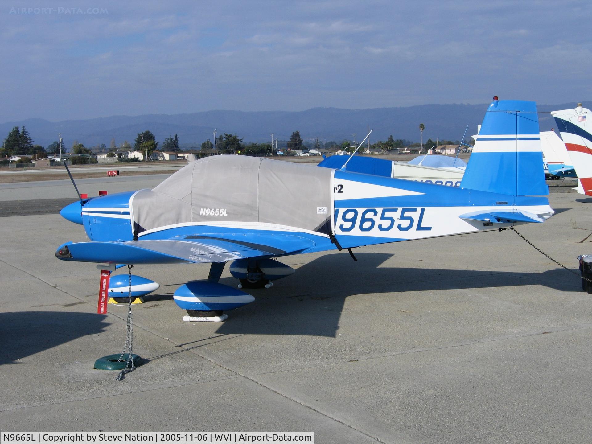 N9665L, 1973 Grumman American AA-1B Trainer C/N AA1B-0165, 1973 Grumman American AA-1B at Watsonville, CA