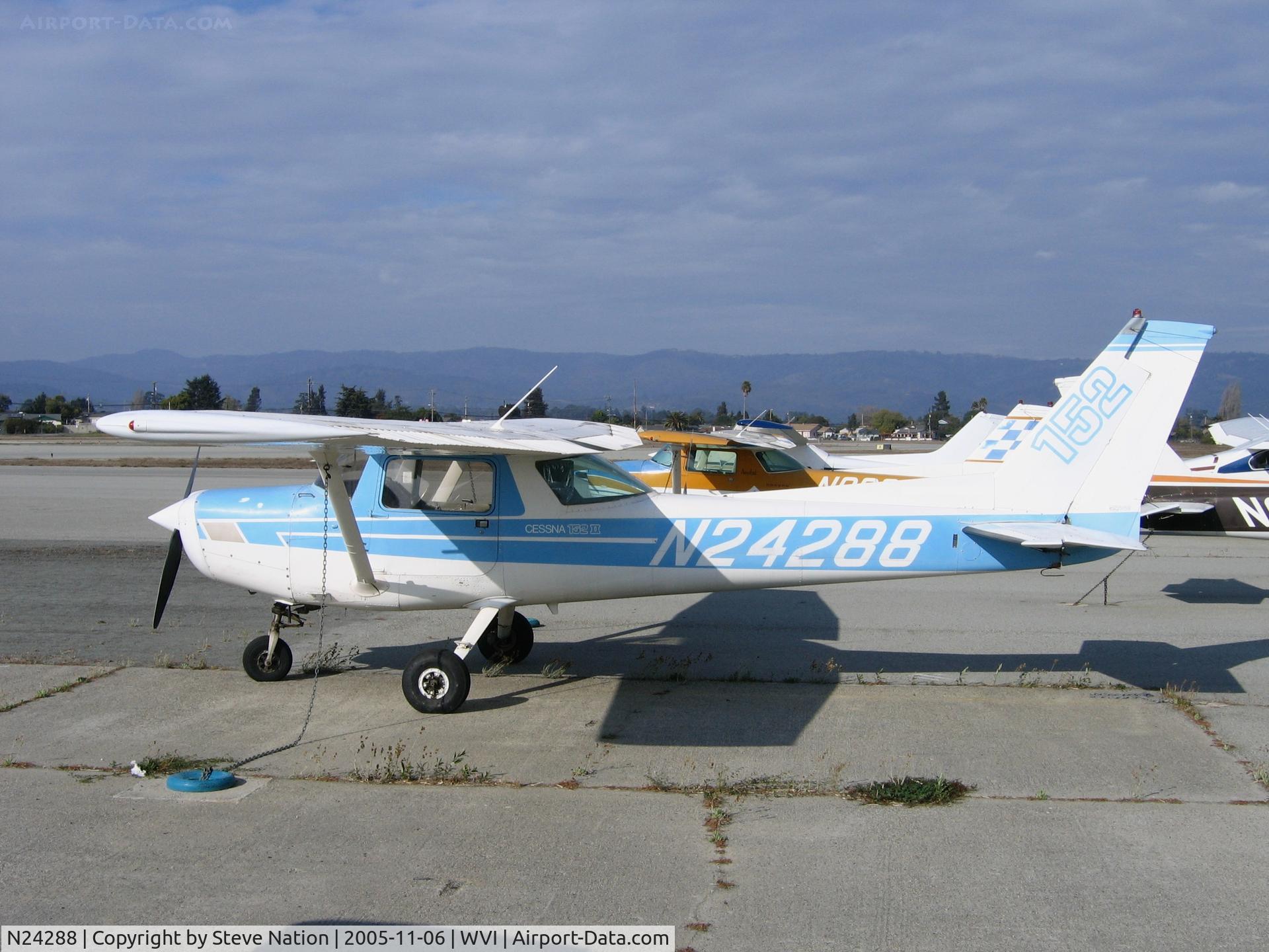 N24288, 1977 Cessna 152 C/N 15280196, 1977 Cessna 152 at Watsonville, CA