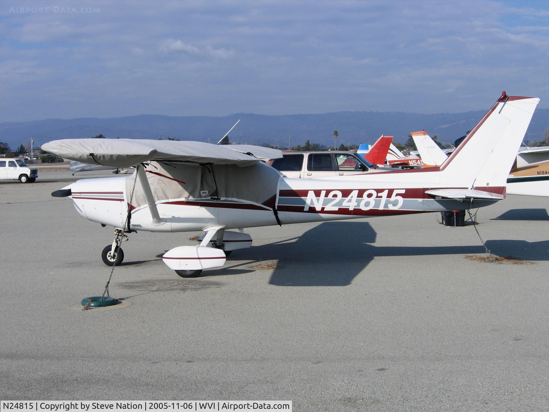 N24815, 1977 Cessna 152 C/N 15280395, 1977 Cessna 152 at Watsonville, CA
