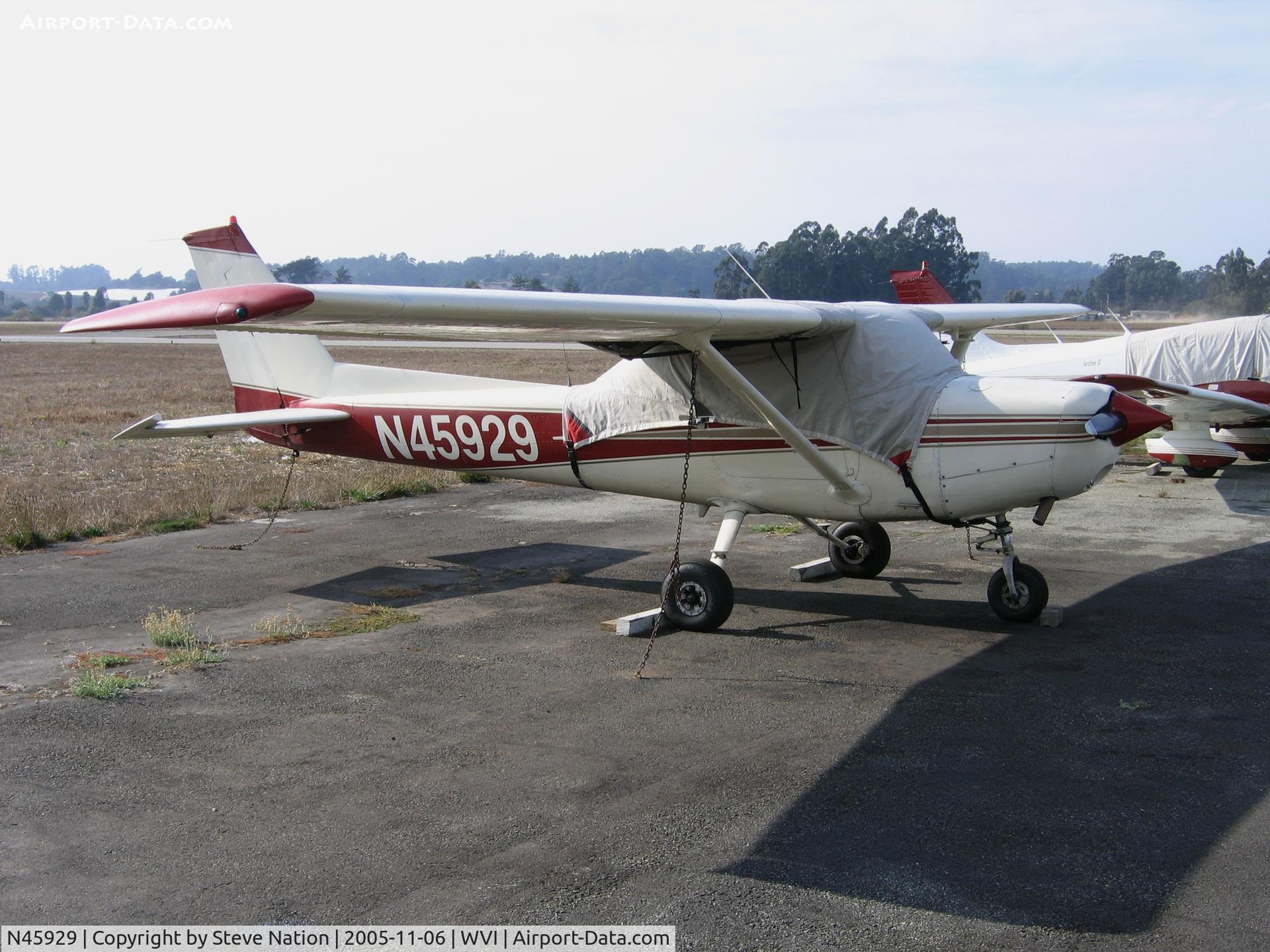N45929, 1978 Cessna 152 C/N 15282946, Monterey Bay Aviation 1978 Cessna 152 at Watsonville, CA