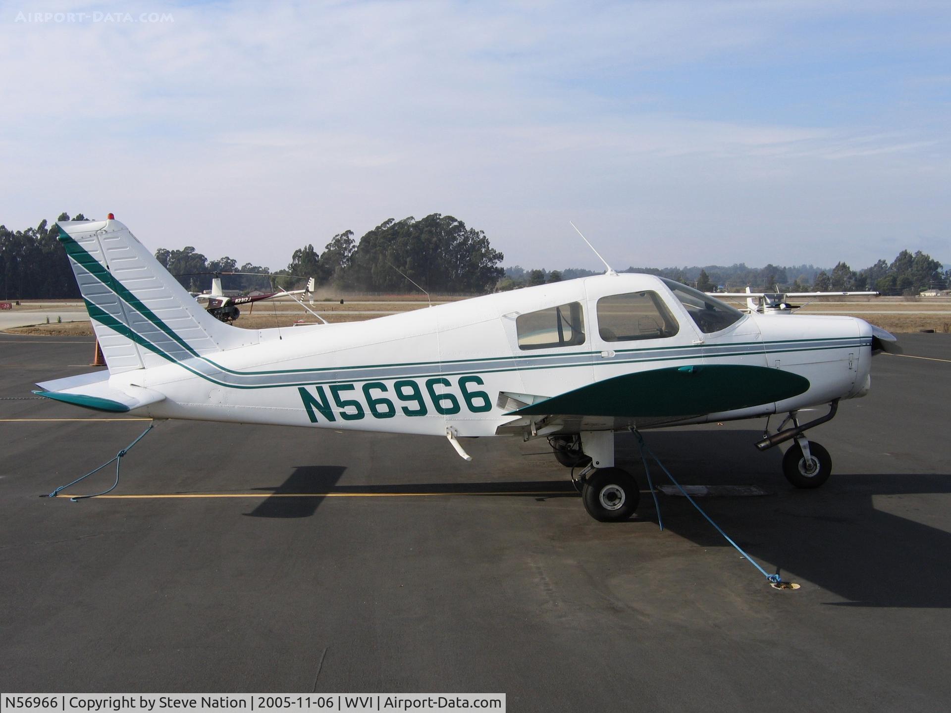 N56966, 1973 Piper PA-28-140 C/N 28-7425067, Beach Barons' 1973 Piper PA-28-140 at Watsonville, CA