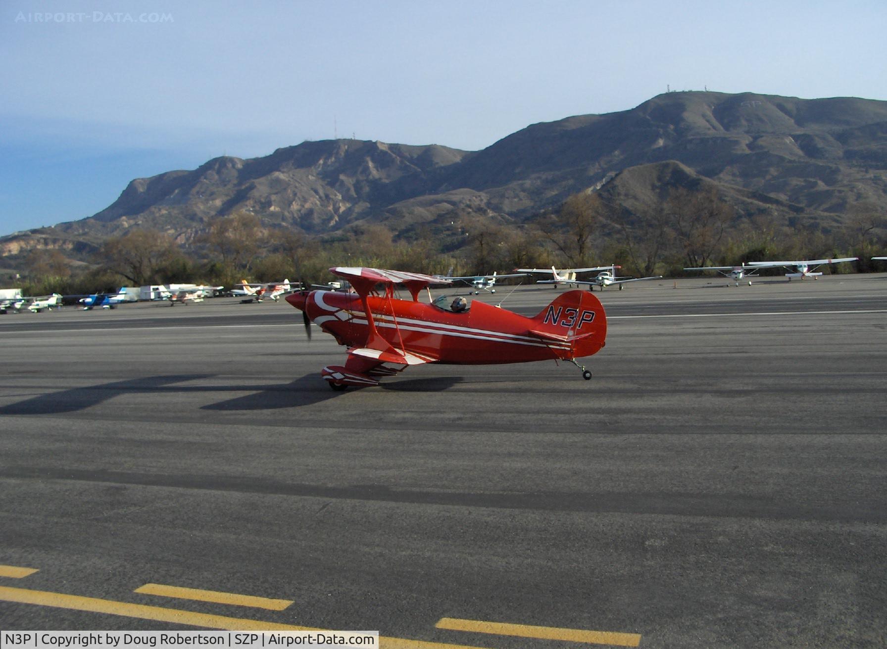 N3P, Pitts S-1C Special C/N DC1, 1989 Christen PITTS S-2S Lycoming AEIO-540, Taxi to runway 22