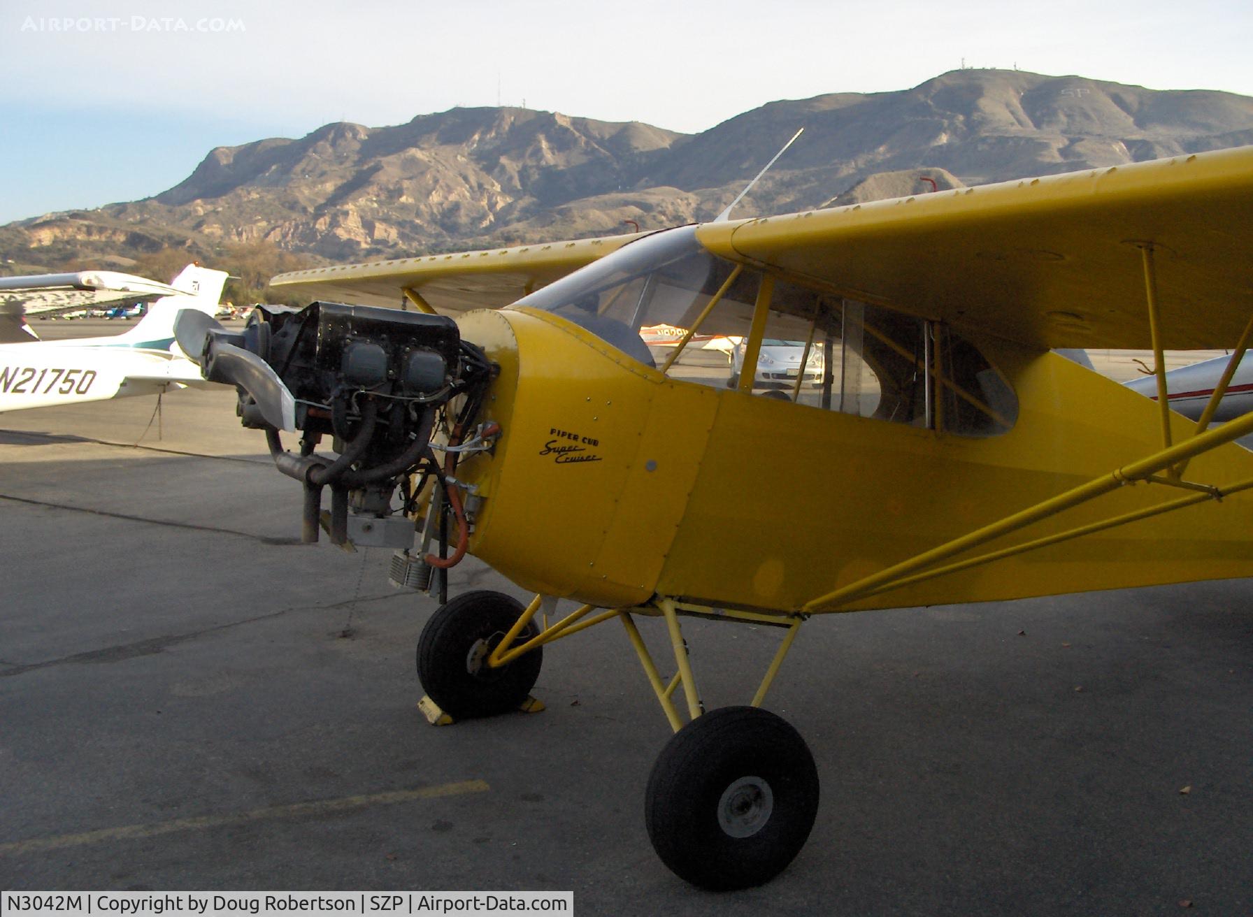 N3042M, 1947 Piper PA-12 Super Cruiser C/N 12-1734, 1947 Piper PA-12 SUPER CRUISER, Lycoming O-360 180 Hp (Field Approval) Operated uncowled
