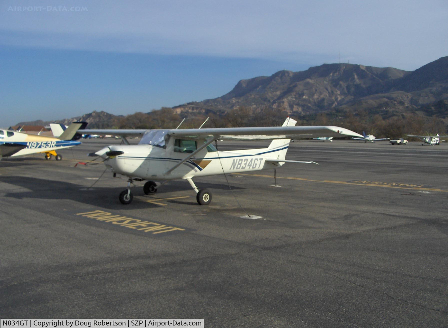 N834GT, 1981 Cessna 152 C/N 15285111, 1981 Cessna C152, Lycoming O-235 110 Hp