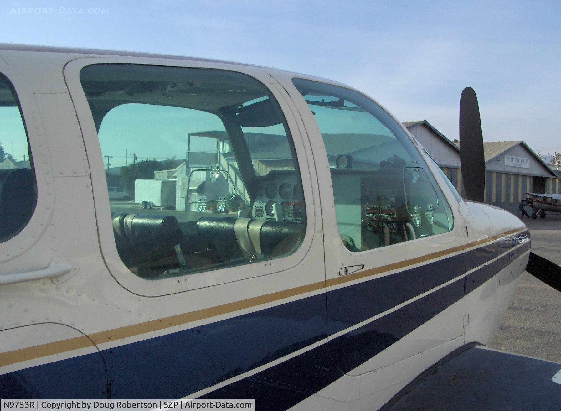 N9753R, 1960 Beech M35 Bonanza C/N D-6241, 1960 Beech M35 BONANZA, Continental IO-470-C 250 Hp, Tri-blade prop