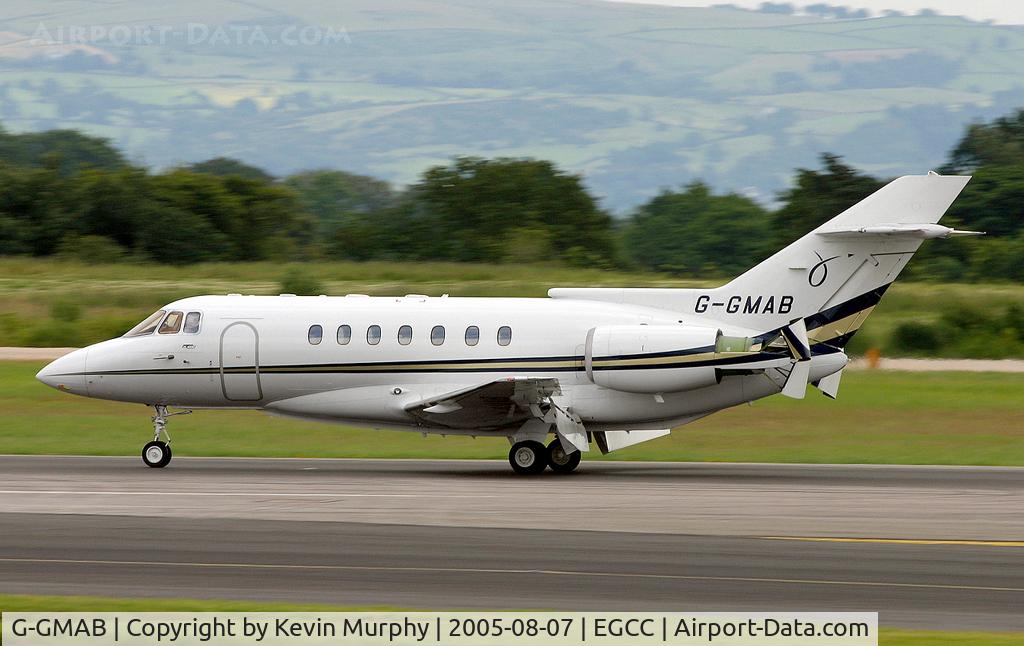 G-GMAB, 1993 British Aerospace BAe.125-1000B C/N 259034, Reverse thrusters out on this good looking 125.
