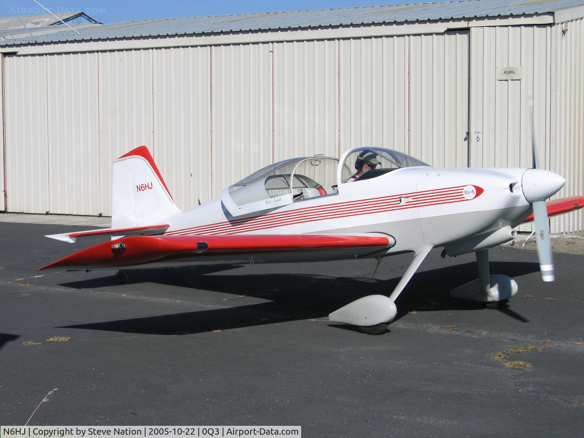 N6HJ, 1996 Vans RV-6 C/N 21714, 1996 RV-6A homebuilt at Sonoma Valley/Schellville Airport, CA