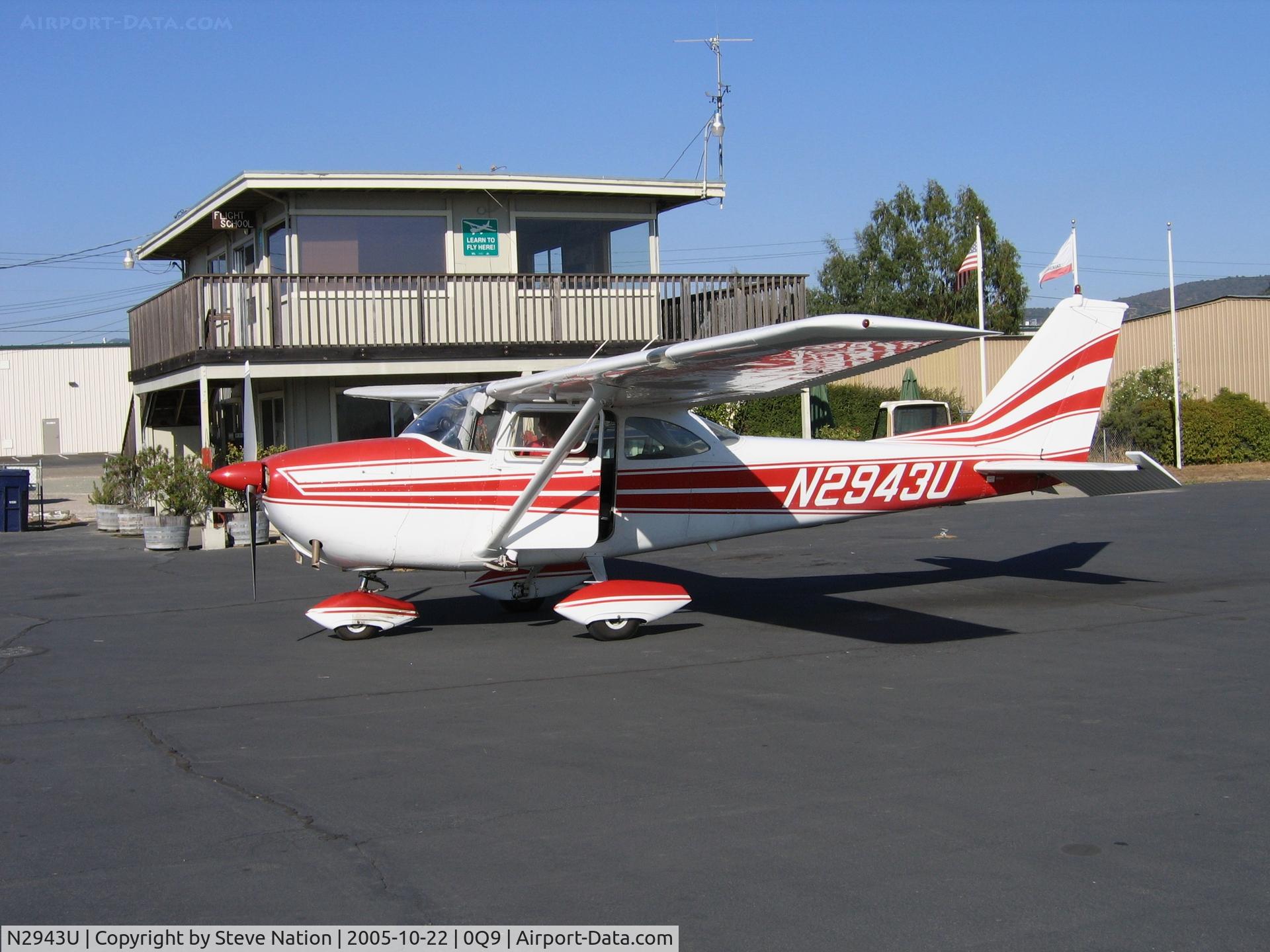 N2943U, 1963 Cessna 172D C/N 17250543, 1963 Cessna 172D at Sonoma Airpark, CA