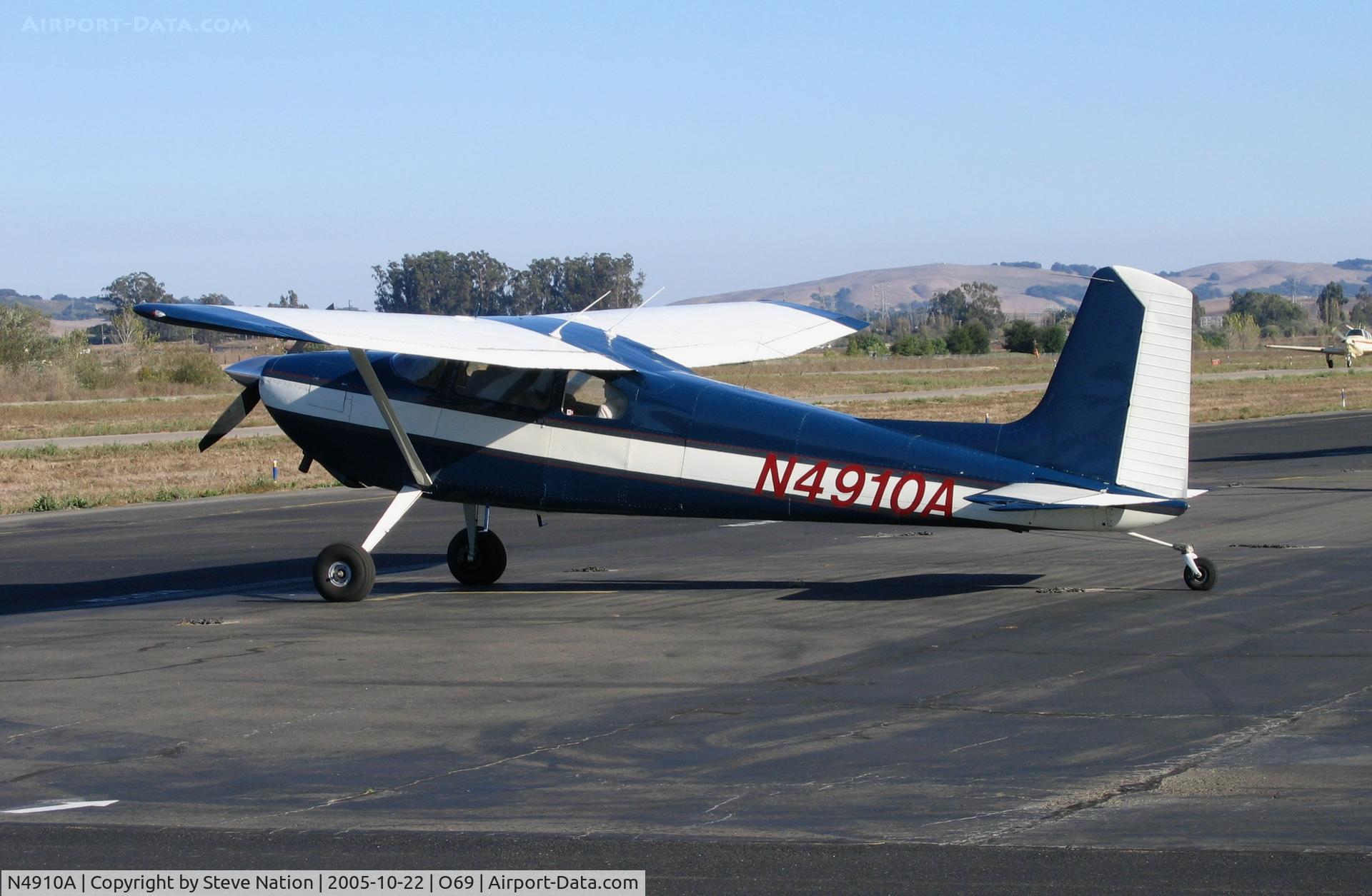 N4910A, 1956 Cessna 180 C/N 32307, 1956 Cessna 180 at Petaluma, CA