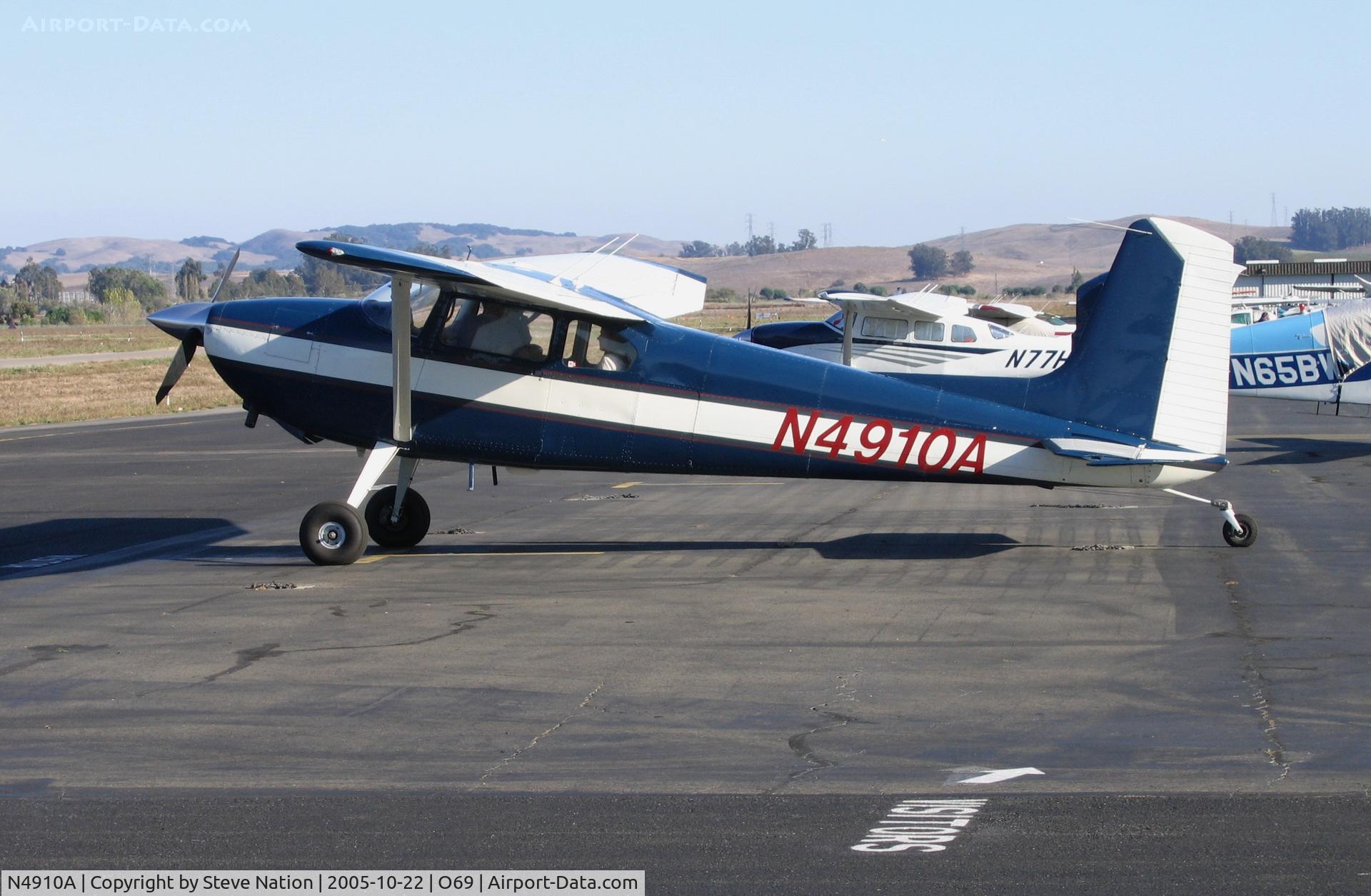 N4910A, 1956 Cessna 180 C/N 32307, 1956 Cessna 180 at Petaluma, CA