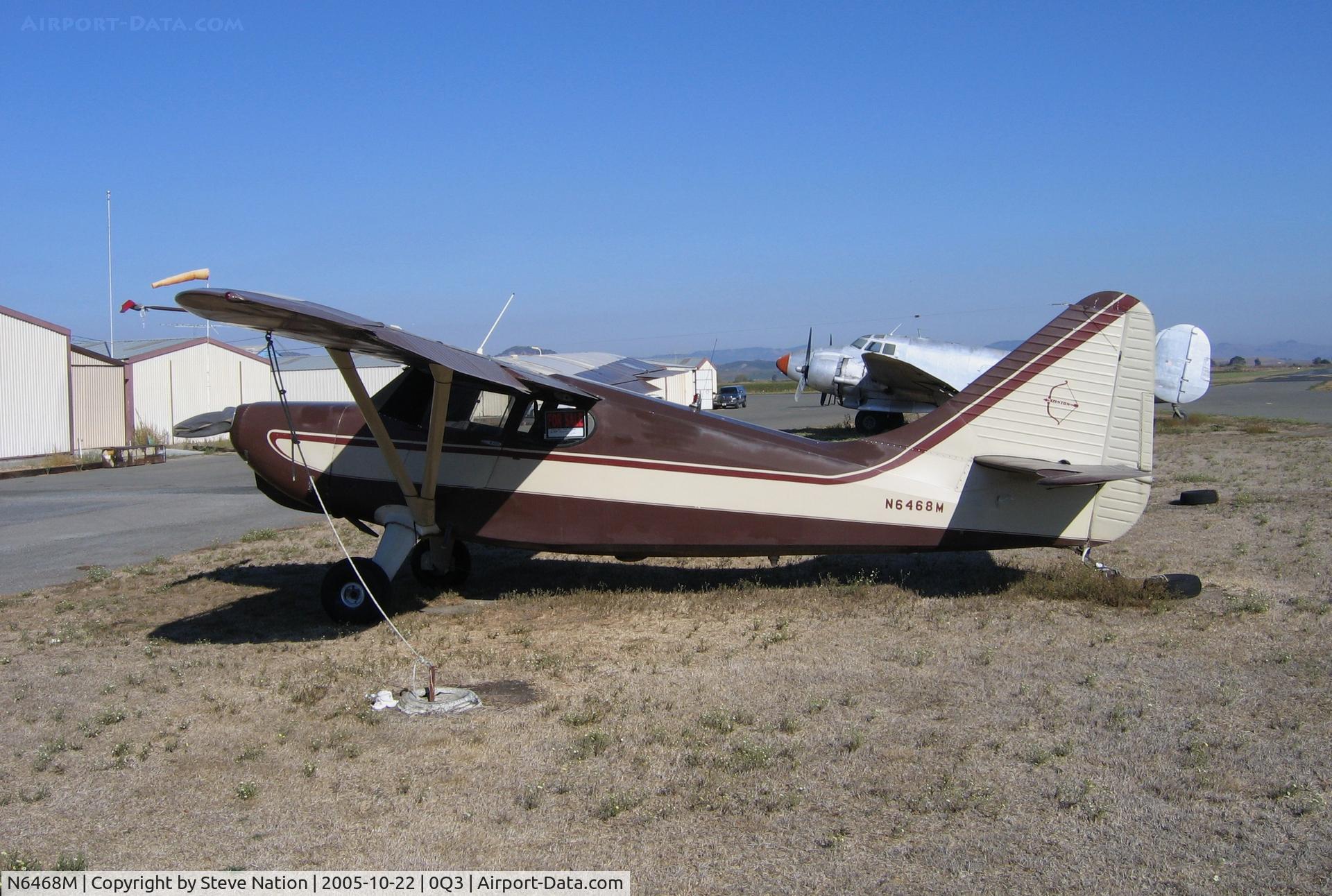 N6468M, 1948 Stinson 108-3 Voyager C/N 108-4468, 1948 Stinson 108-3 at Sonoma Valley-Schelleville, CA