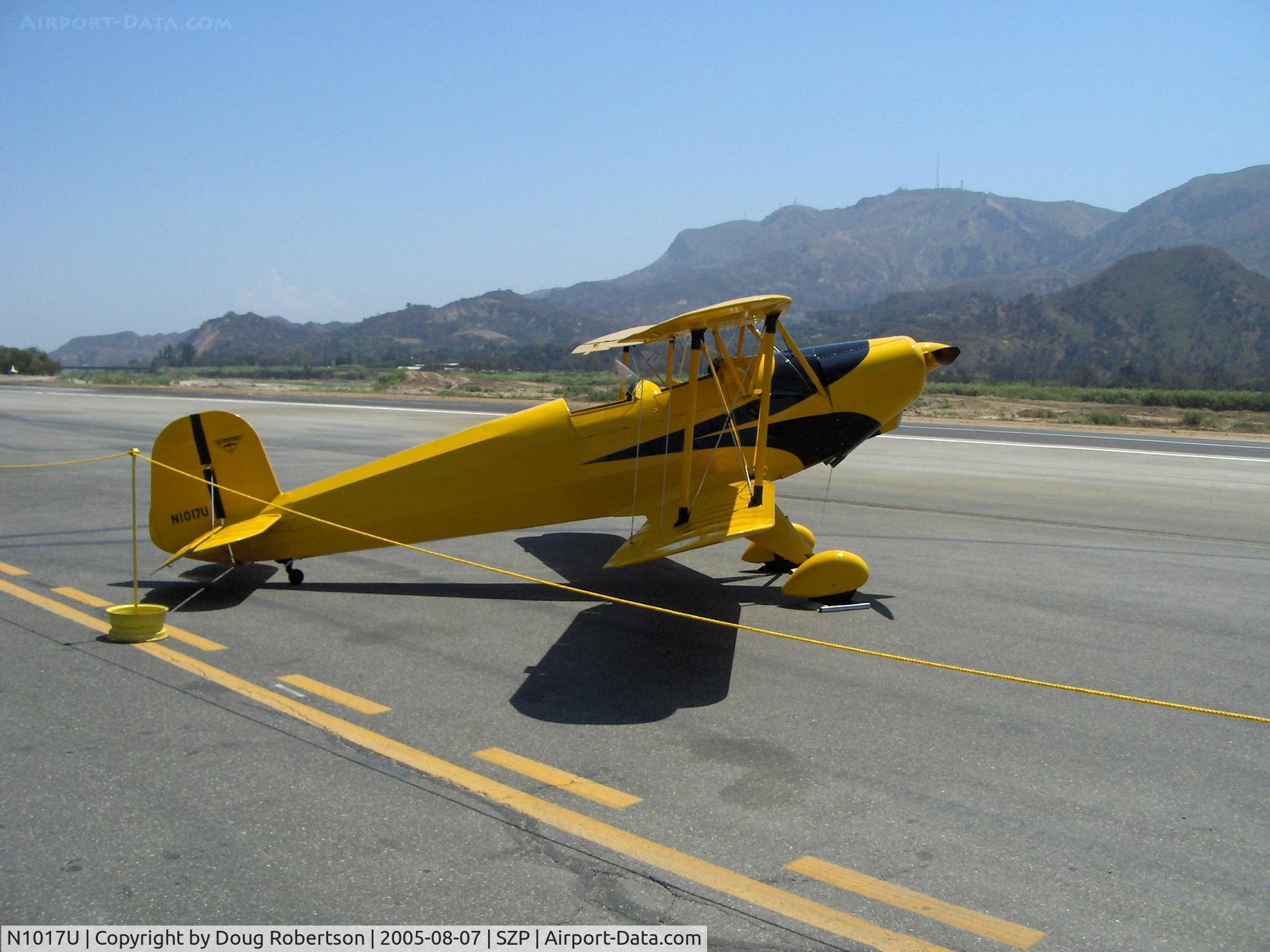 N1017U, 1939 CASA 1-131 Jungmann C/N E3B-435, 1939 Bucker JUNGMANN C.A.S.A. 1.131, Lycoming O-360 180 Hp upgrade, Experimental class