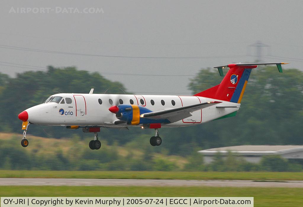 OY-JRI, 1988 Beech 1900C C/N UC-44, A rare visitor arrives on 06L
