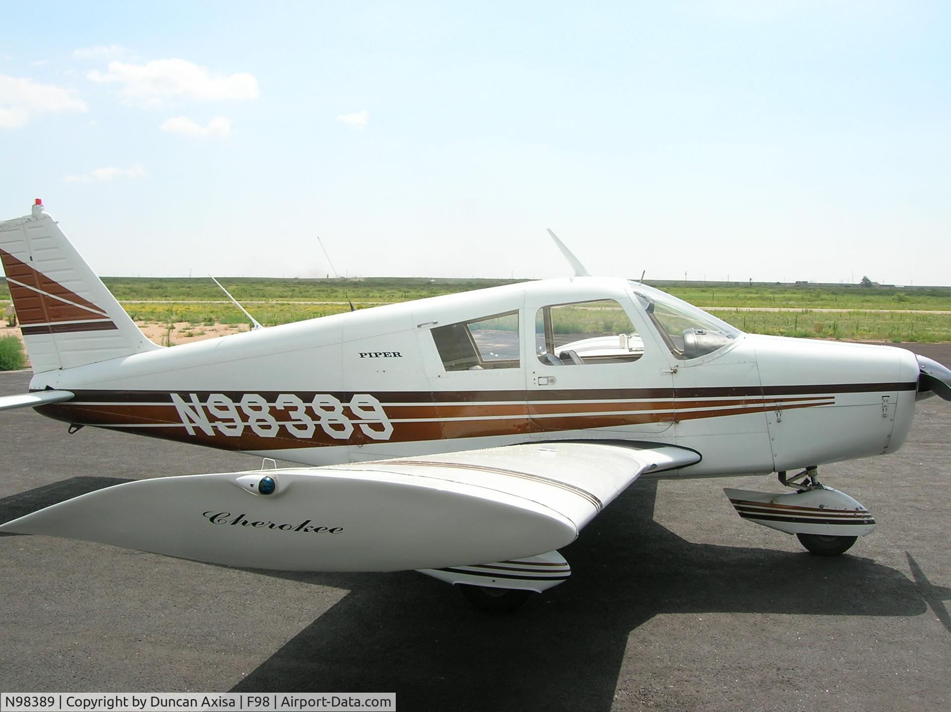 N98389, 1969 Piper PA-28-140 C/N 28-26207, Piper Cherokee