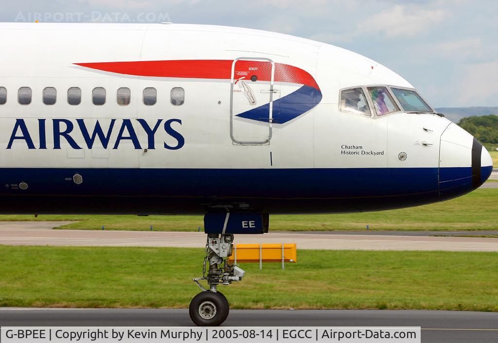 G-BPEE, 1991 Boeing 757-236 C/N 25060, Close up nose pic on BA's ageing 757.