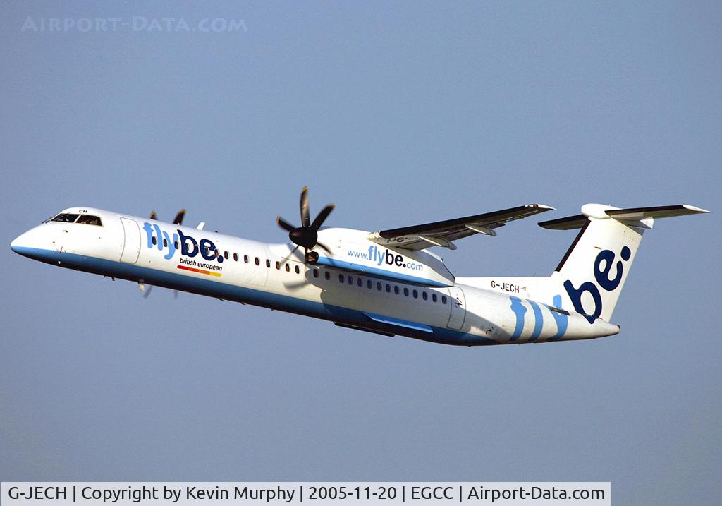 G-JECH, 2005 De Havilland Canada DHC-8-402Q Dash 8 C/N 4103, One of Flybe's latest Dash 8's.