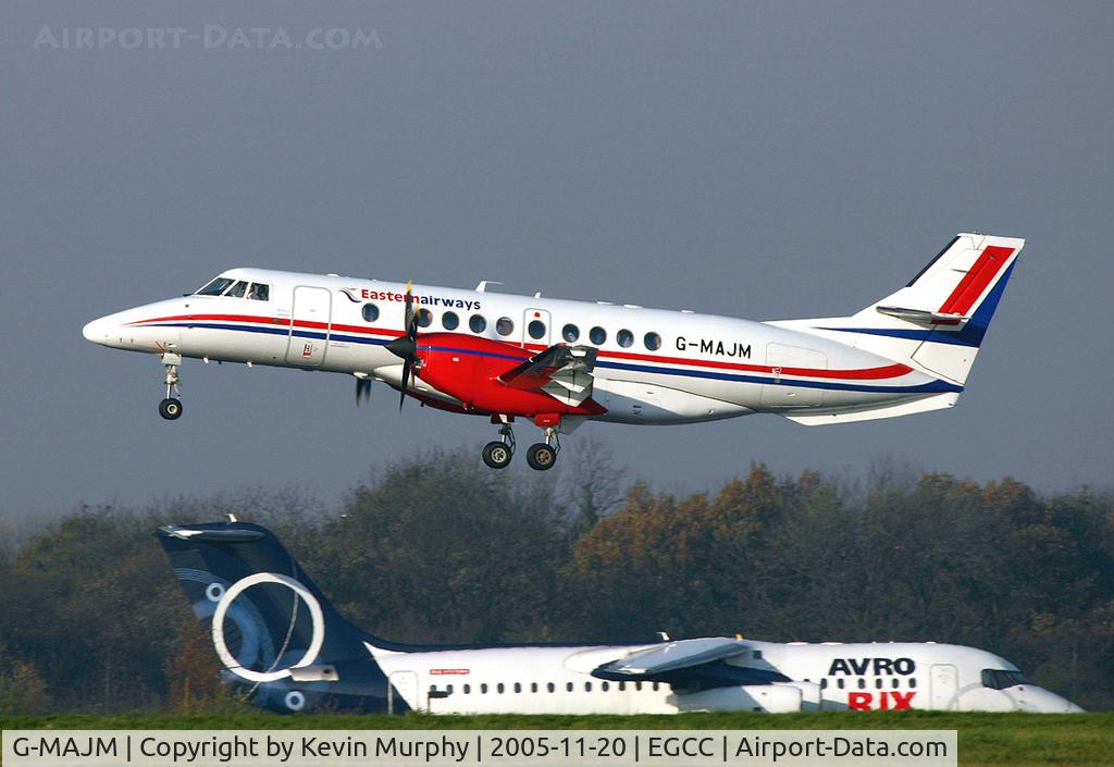 G-MAJM, 1996 British Aerospace Jetstream 41 C/N 41096, Shooting past the Aviation Viewing Park.