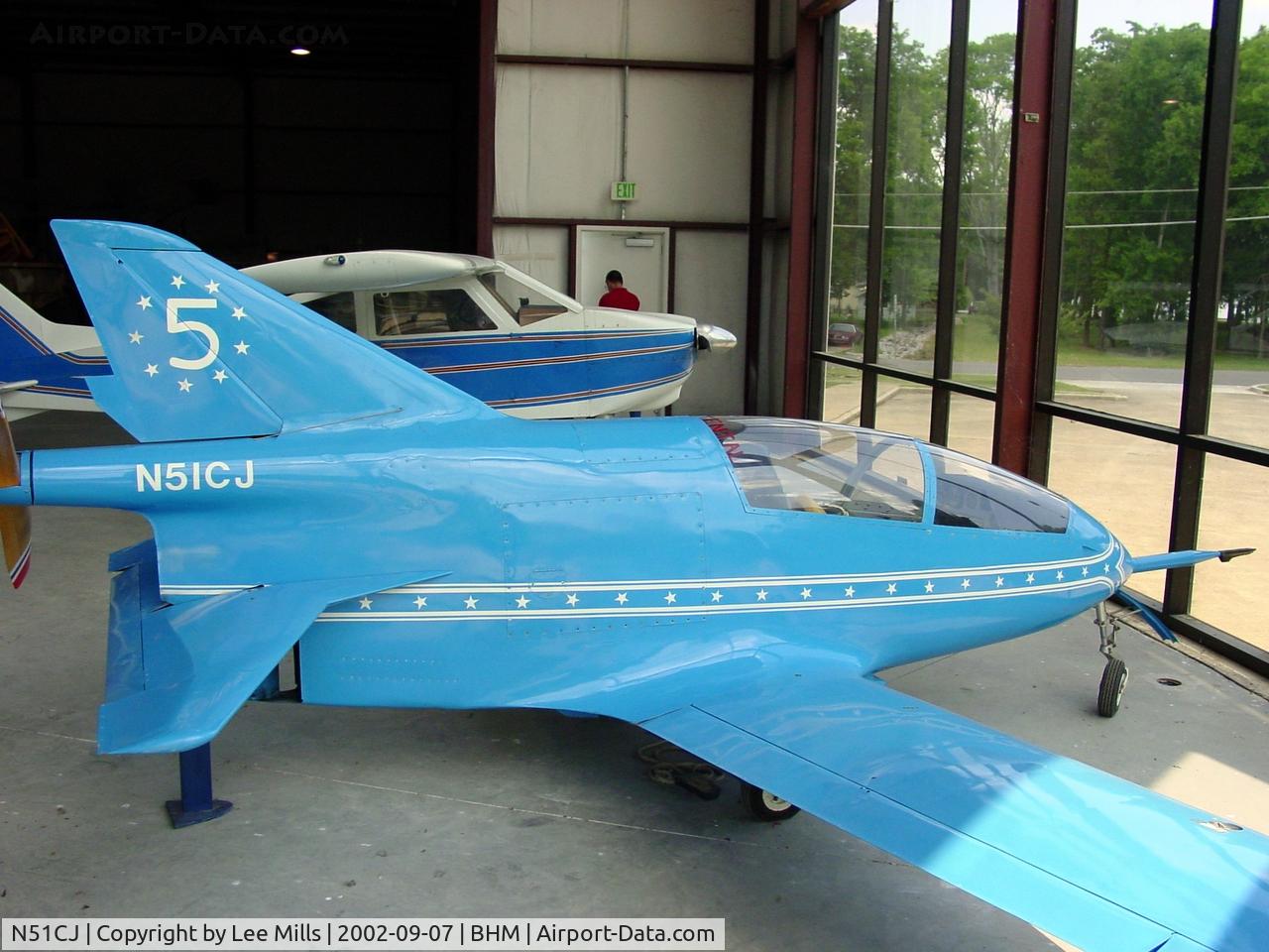 N51CJ, 1990 Bede BD-5B C/N 2185, N51CJ in the Southern Museum of Flight in BHM