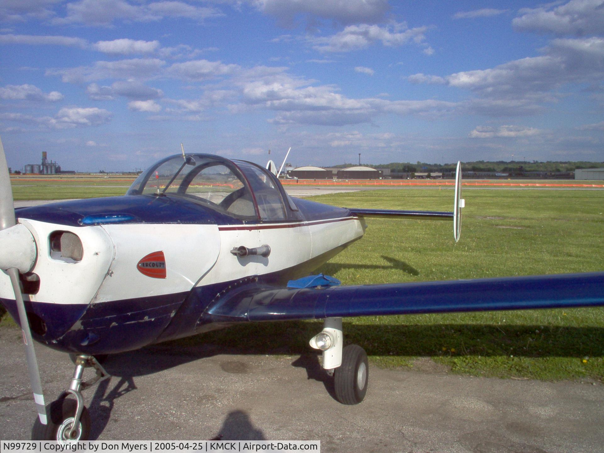 N99729, 1946 Erco 415C Ercoupe C/N 2352, Front