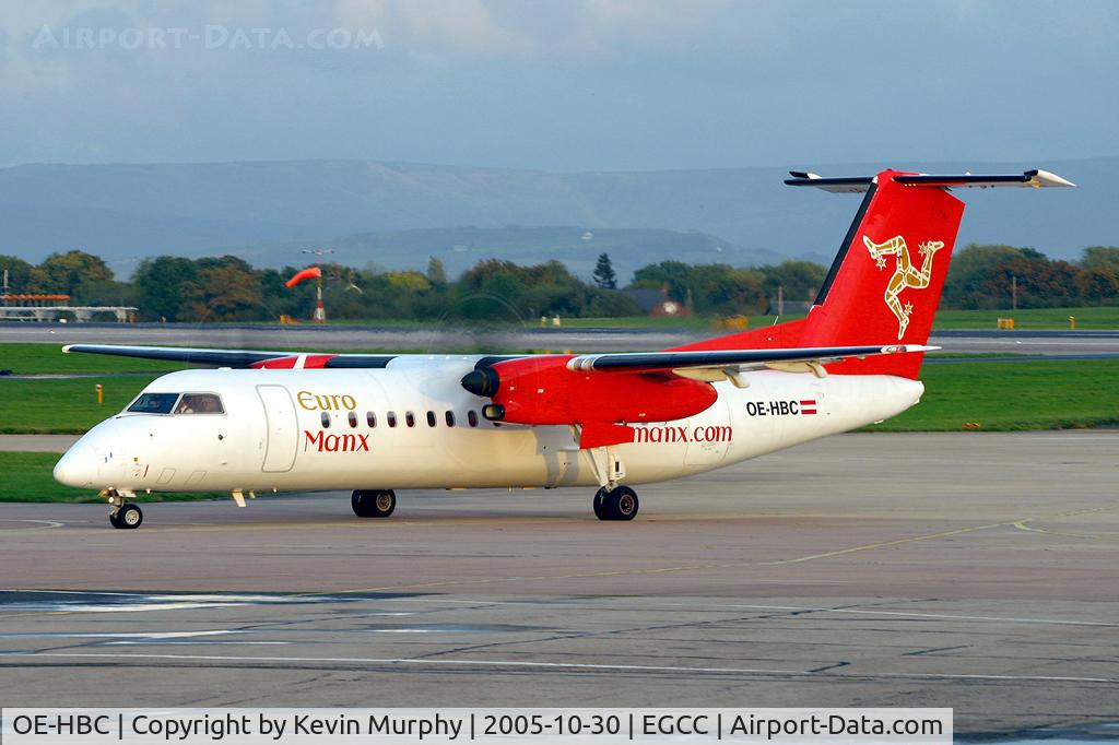 OE-HBC, 1999 De Havilland Canada DHC-8-311 Dash 8 C/N 533, On lease to Euromanx based in the Isle of Man.
