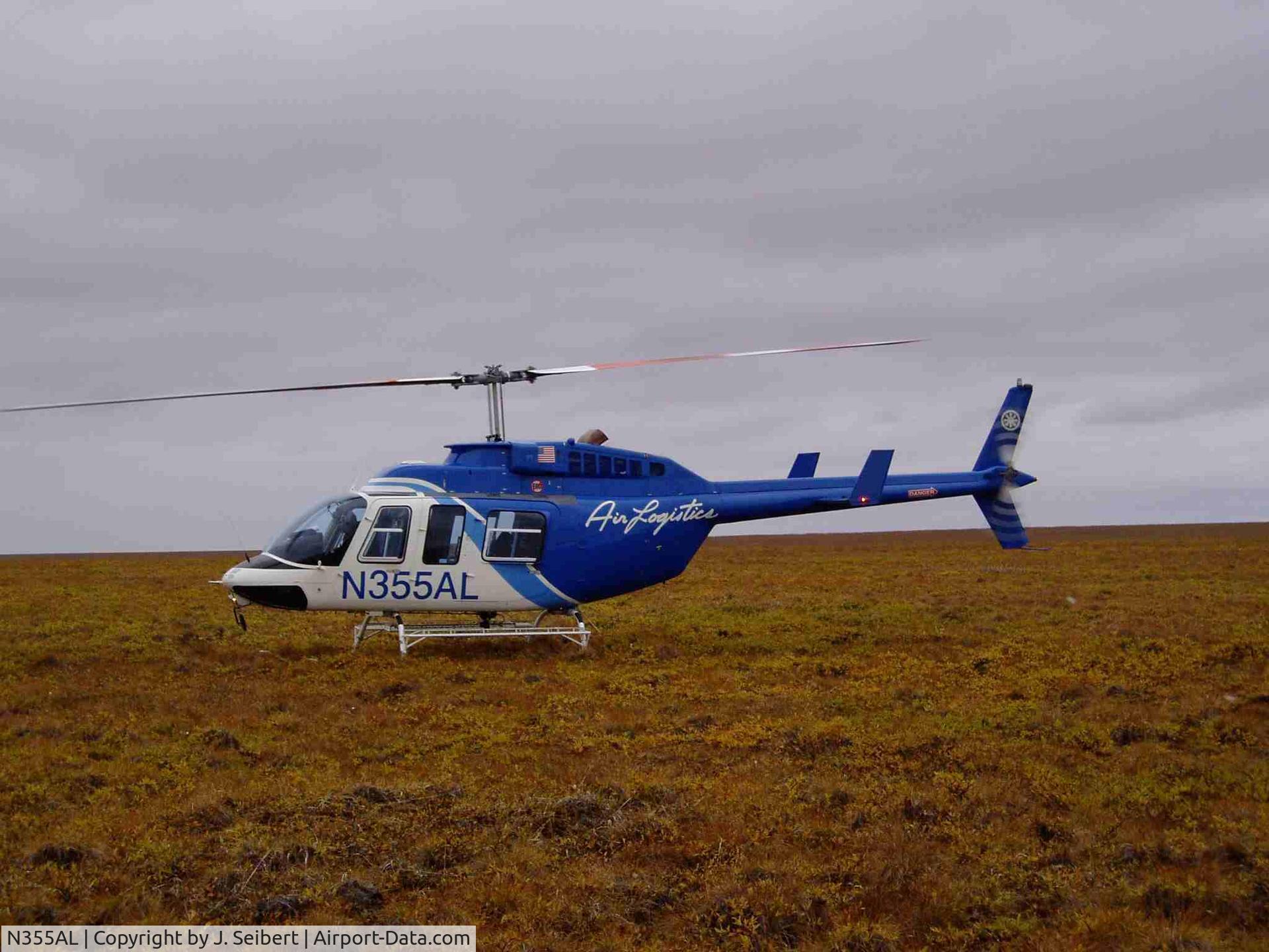 N355AL, 1991 Bell 206L-3 LongRanger III C/N 51444, N355AL on the North Slope, Alaska